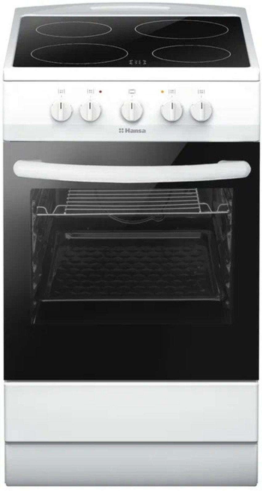 Изображение товара Электроплита Hansa FCCW53040 с духовкой 50x85 см белая