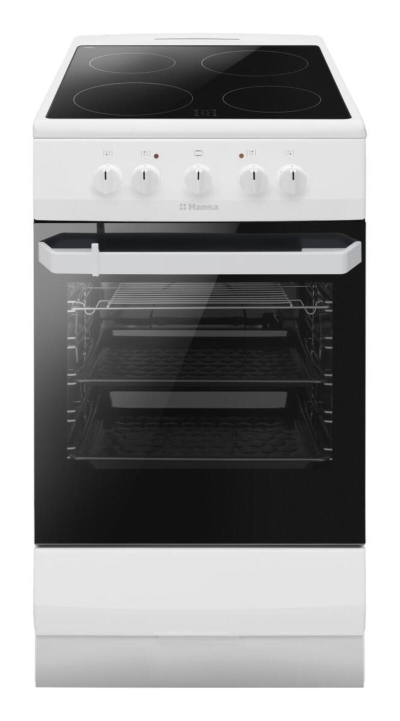 Изображение товара Электроплита Hansa FCCW53019 с духовкой и стеклокерамикой 50 см