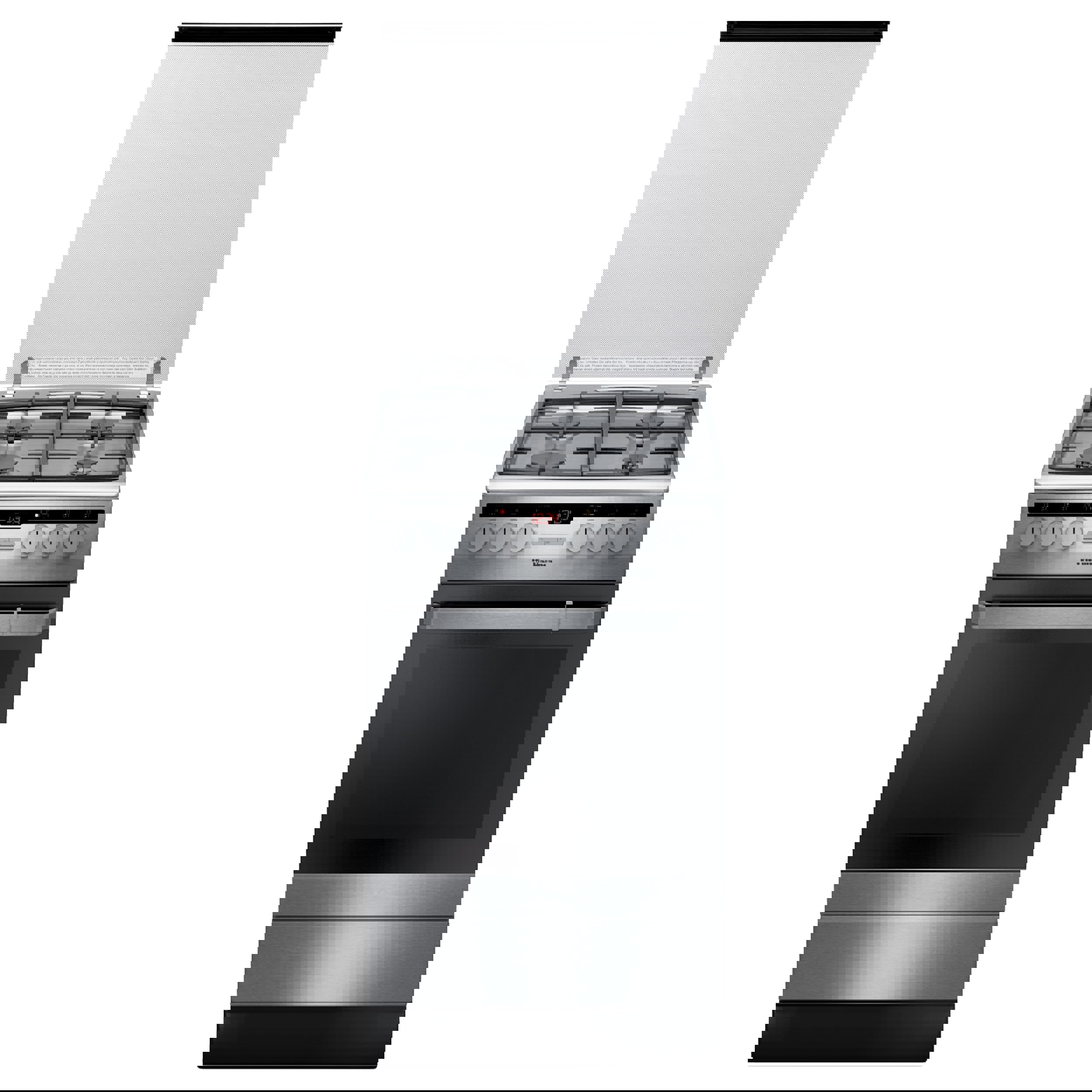 Изображение товара Газовая плита с духовкой Hansa FCMX59221 50 см нержавеющая сталь