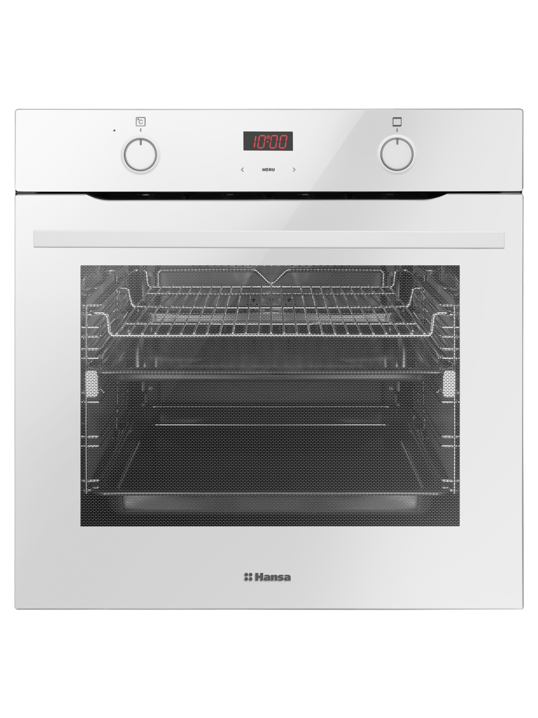 Изображение товара Электрический встроенный духовой шкаф Hansa BakingPro 59.5х59.5х57 см белый с паром Soft Steam