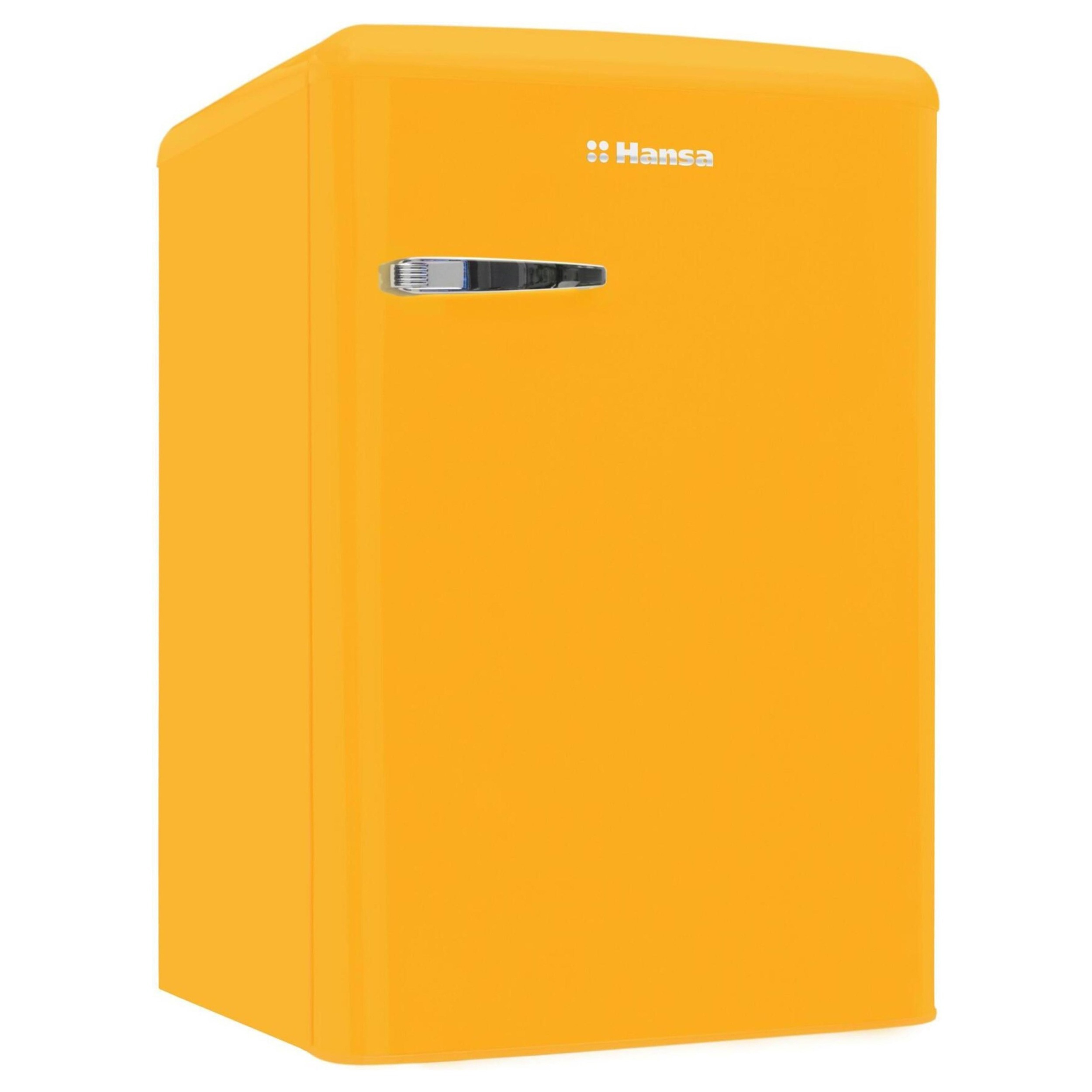 Изображение товара Отдельностоящий холодильник Hansa FM1337.3YAA 55x88 см желтый ретро дизайн