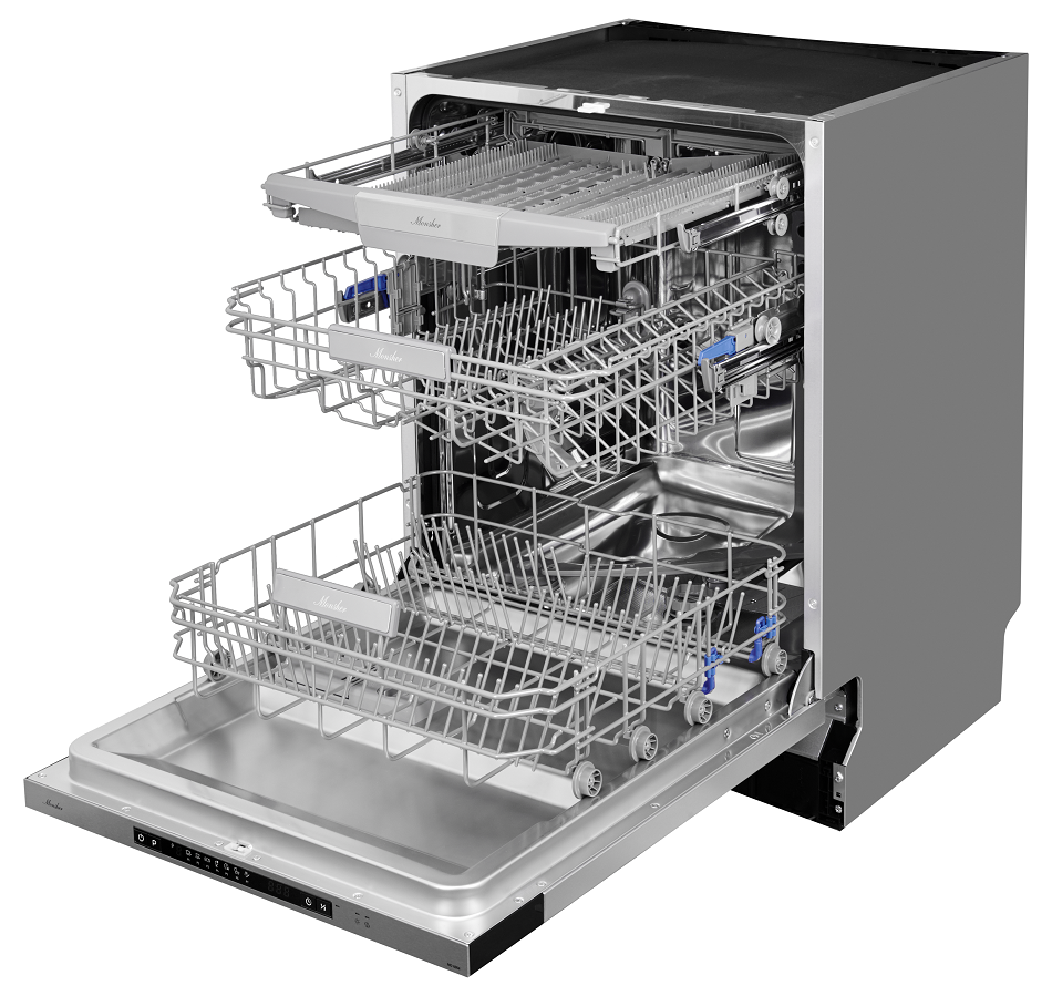 Изображение товара Встраиваемая посудомоечная машина Monsher MD 6004 60 см 7 программ графит