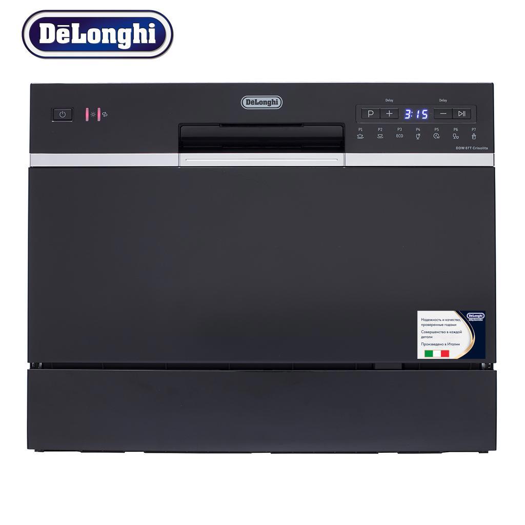 Изображение товара Компактная посудомоечная машина DeLonghi DDW07T Crisolita Black