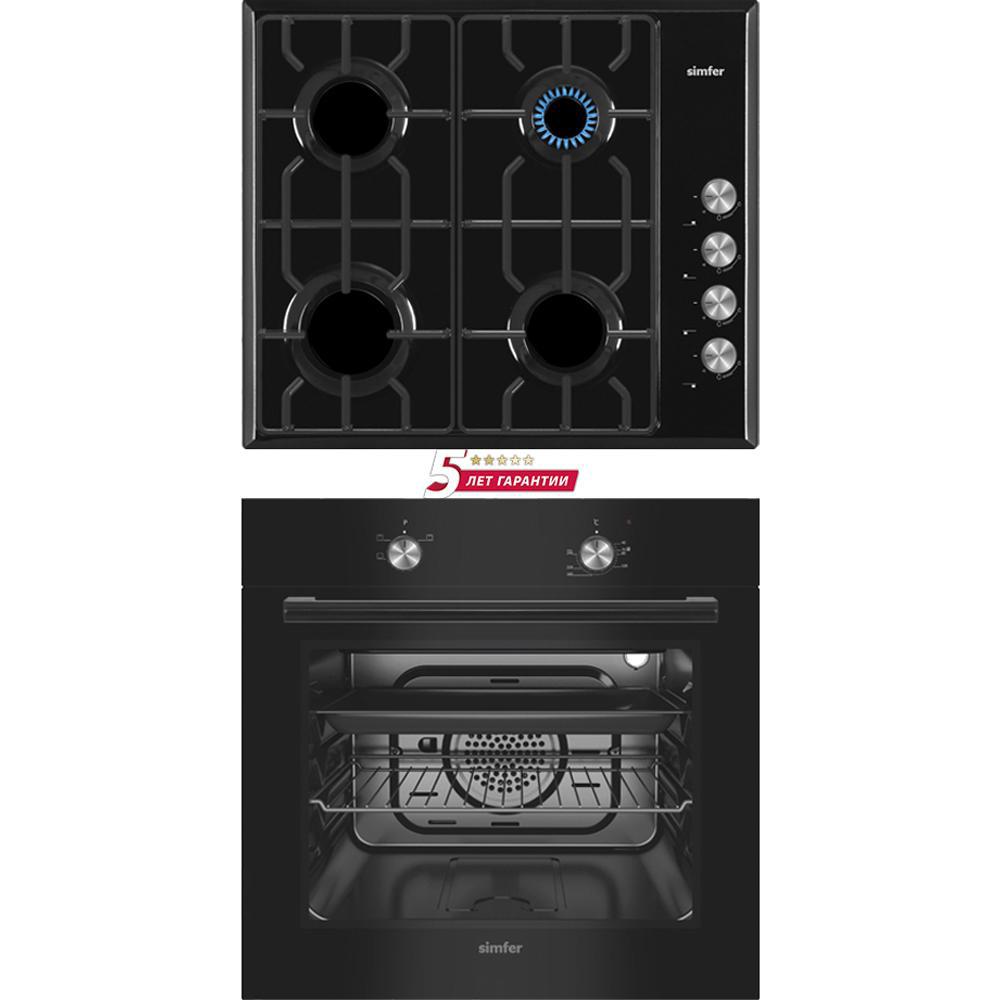 Изображение товара Комплект бытовой техники 2 предмета Simfer S64B471 цвет черный Изображение товара Комплект бытовой техники 2 предмета Simfer S64B471 цвет черный