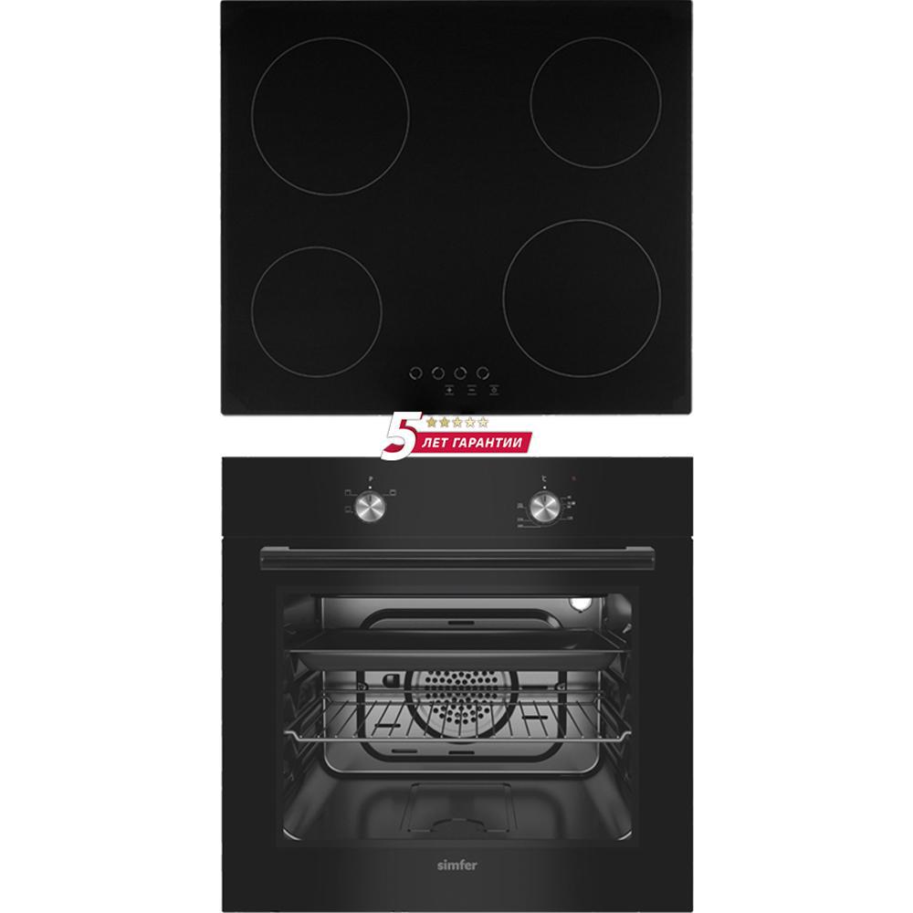 Изображение товара Комплект бытовой техники 2 предмета Simfer S64B000 цвет черный Изображение товара Комплект бытовой техники 2 предмета Simfer S64B000 цвет черный