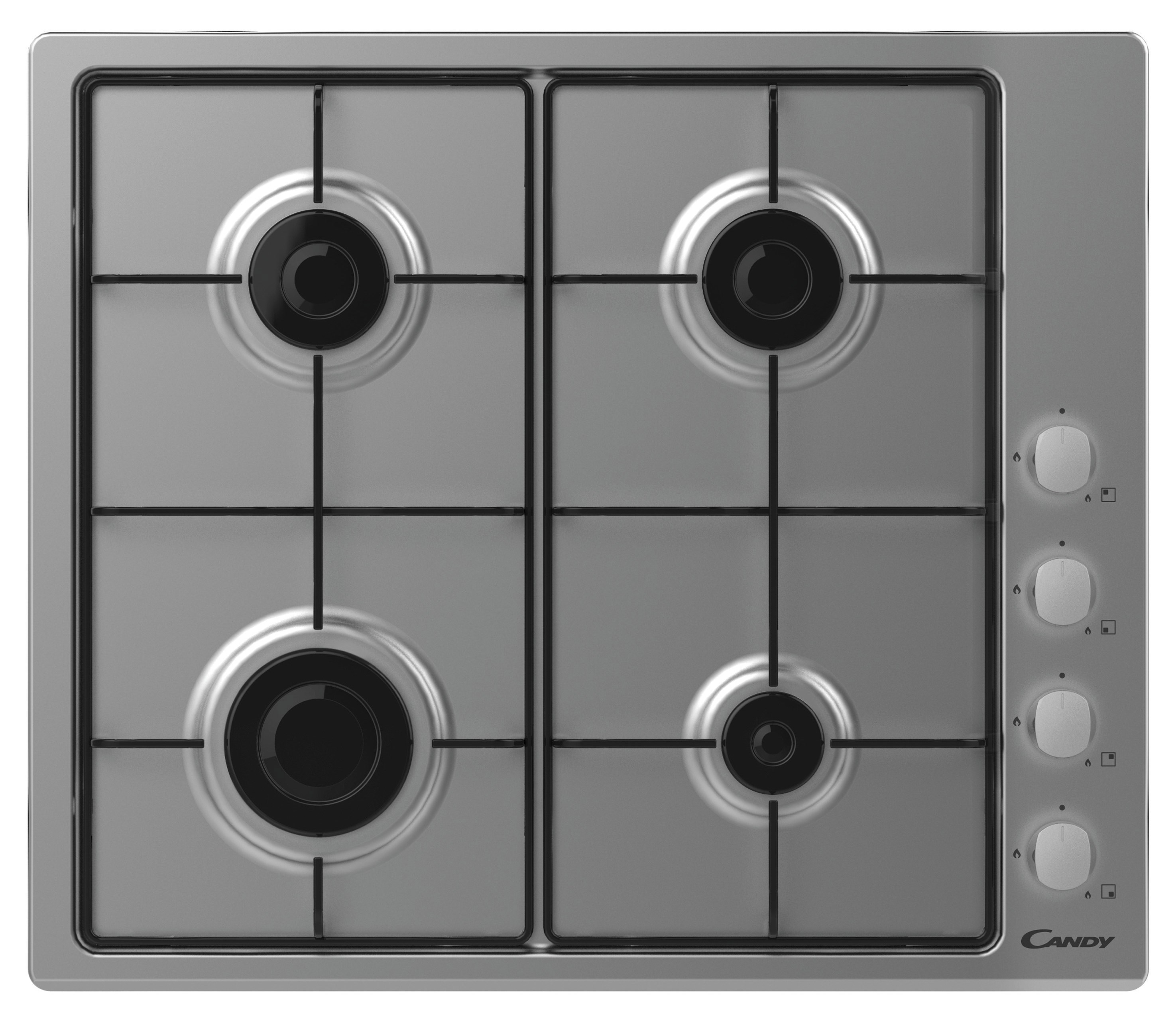Изображение товара Газовая варочная панель Candy CHW60LX 59.5 см 4 конфорки нержавеющая сталь