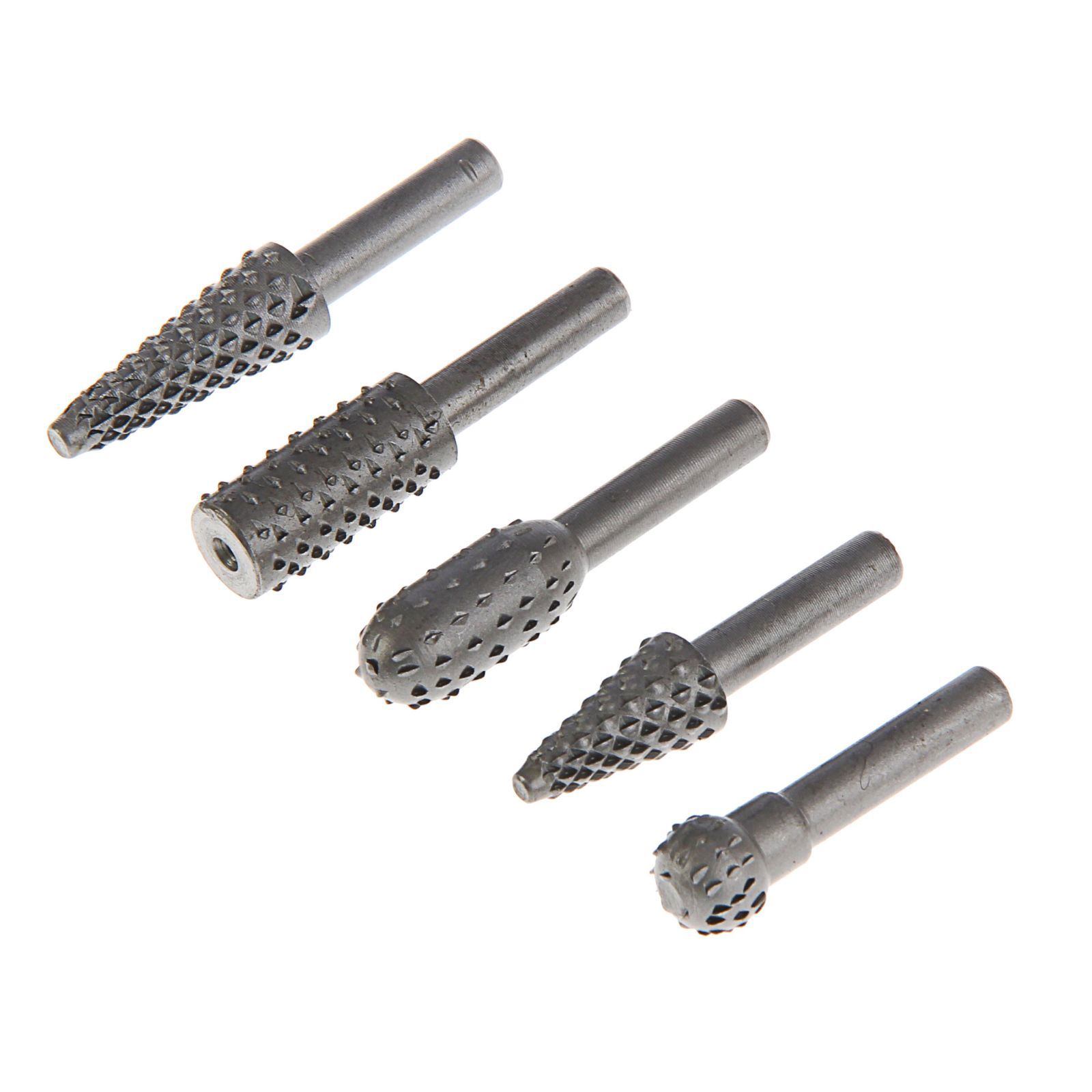 Изображение товара Набор шарошек Тундра 1348154 5 шт для обработки дерева