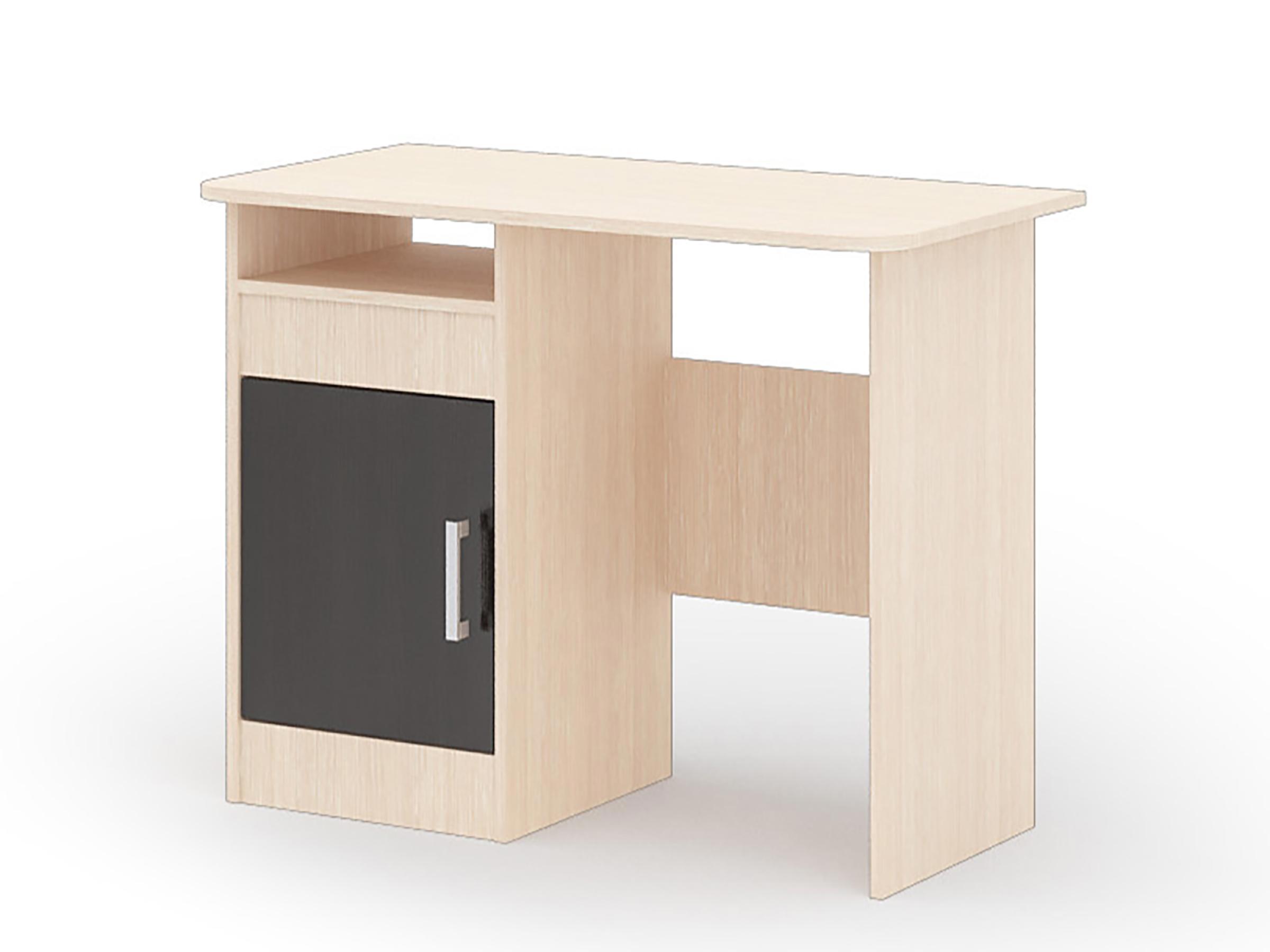 Изображение товара Компактный офисный стол из ЛДСП бежево-коричневый 130x130x80 см модель Ут-00012249