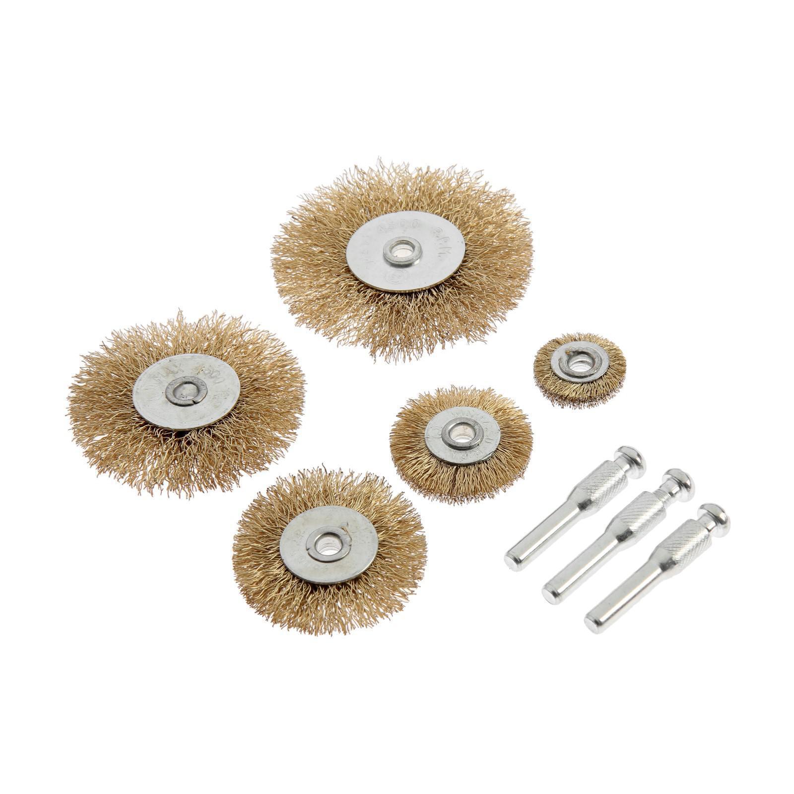 Изображение товара Набор щеток для дрели Тундра 1722232, 5 шт для шлифования