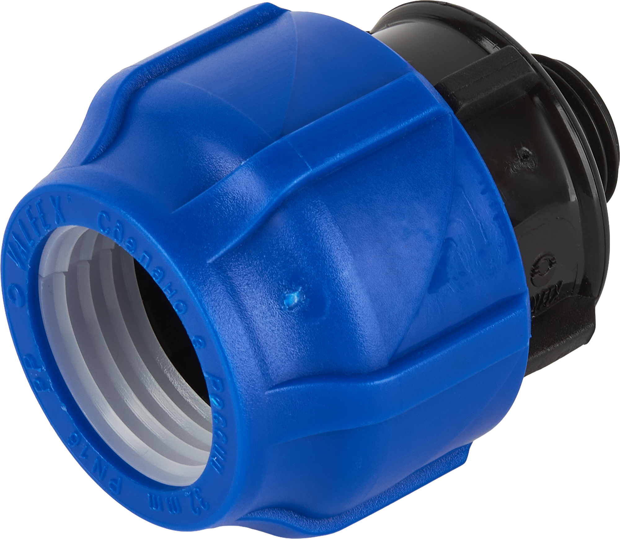Изображение товара Муфта комбинированная Valfex 1/2"x32 мм НР полипропилен 121001132012