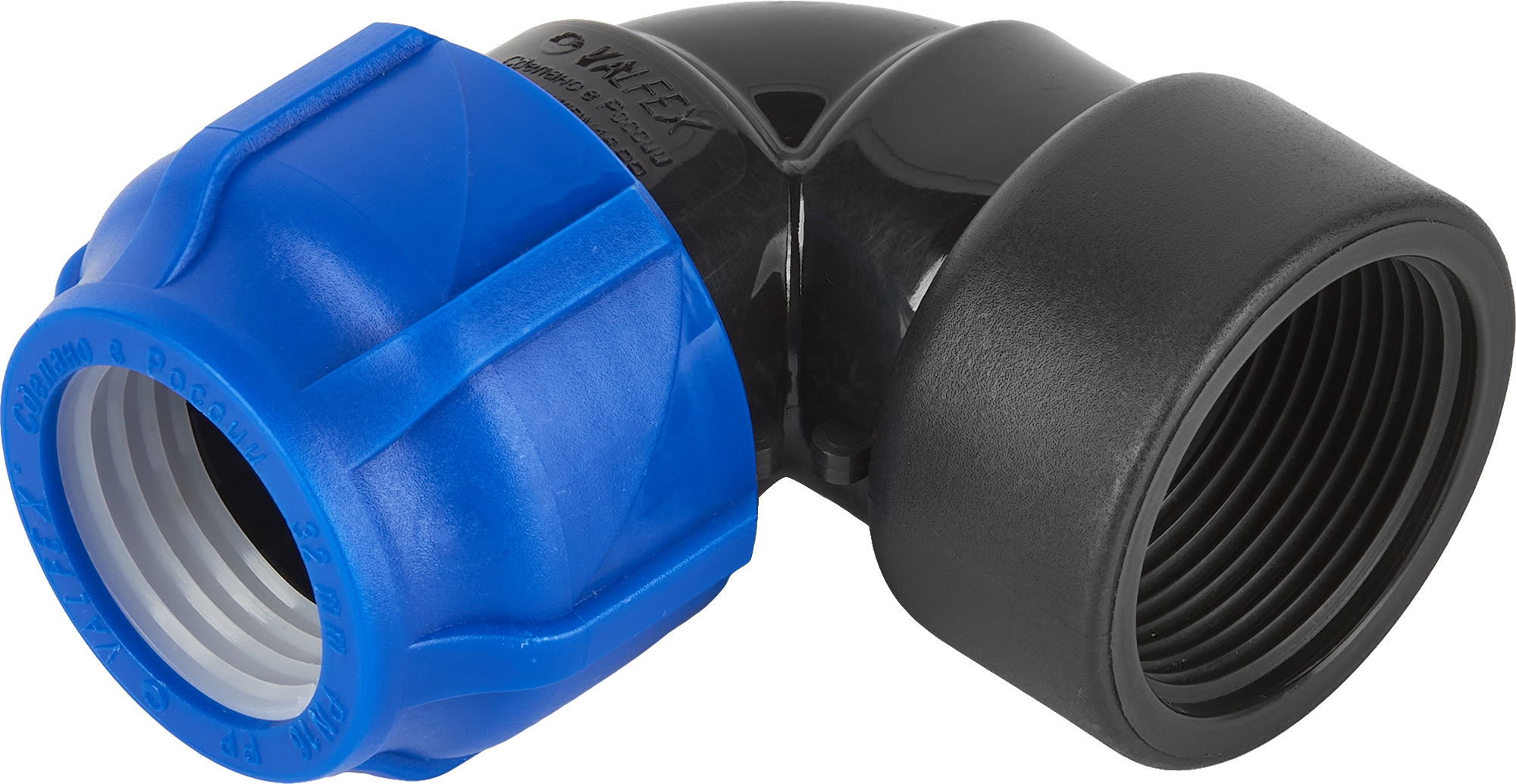 Изображение товара Отвод 90° Valfex 1 1/4x32 мм ВР полипропилен для холодного водоснабжения