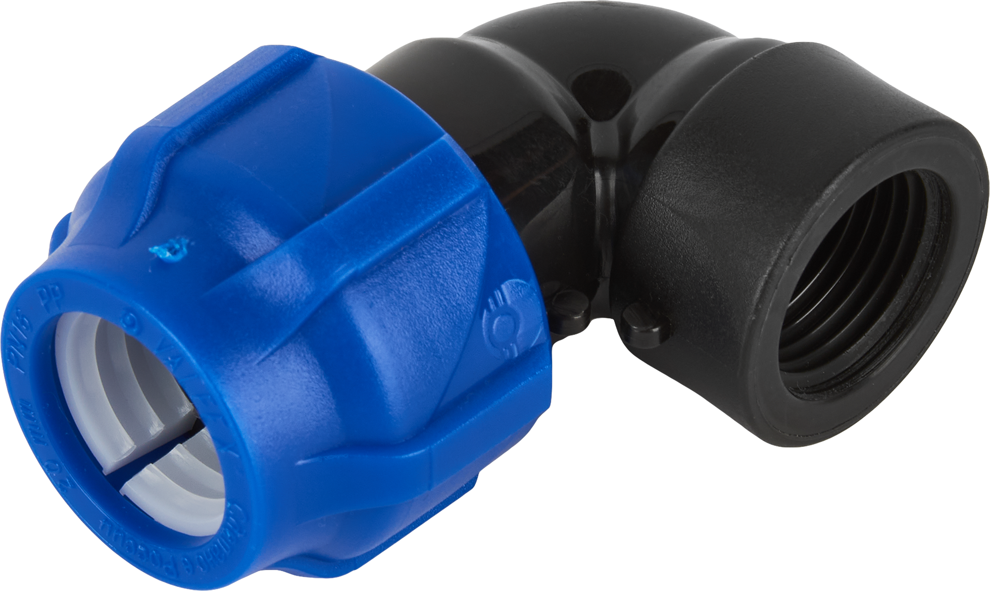 Изображение товара Отвод 90° Valfex из полипропилена для систем водоснабжения 20x1/2"