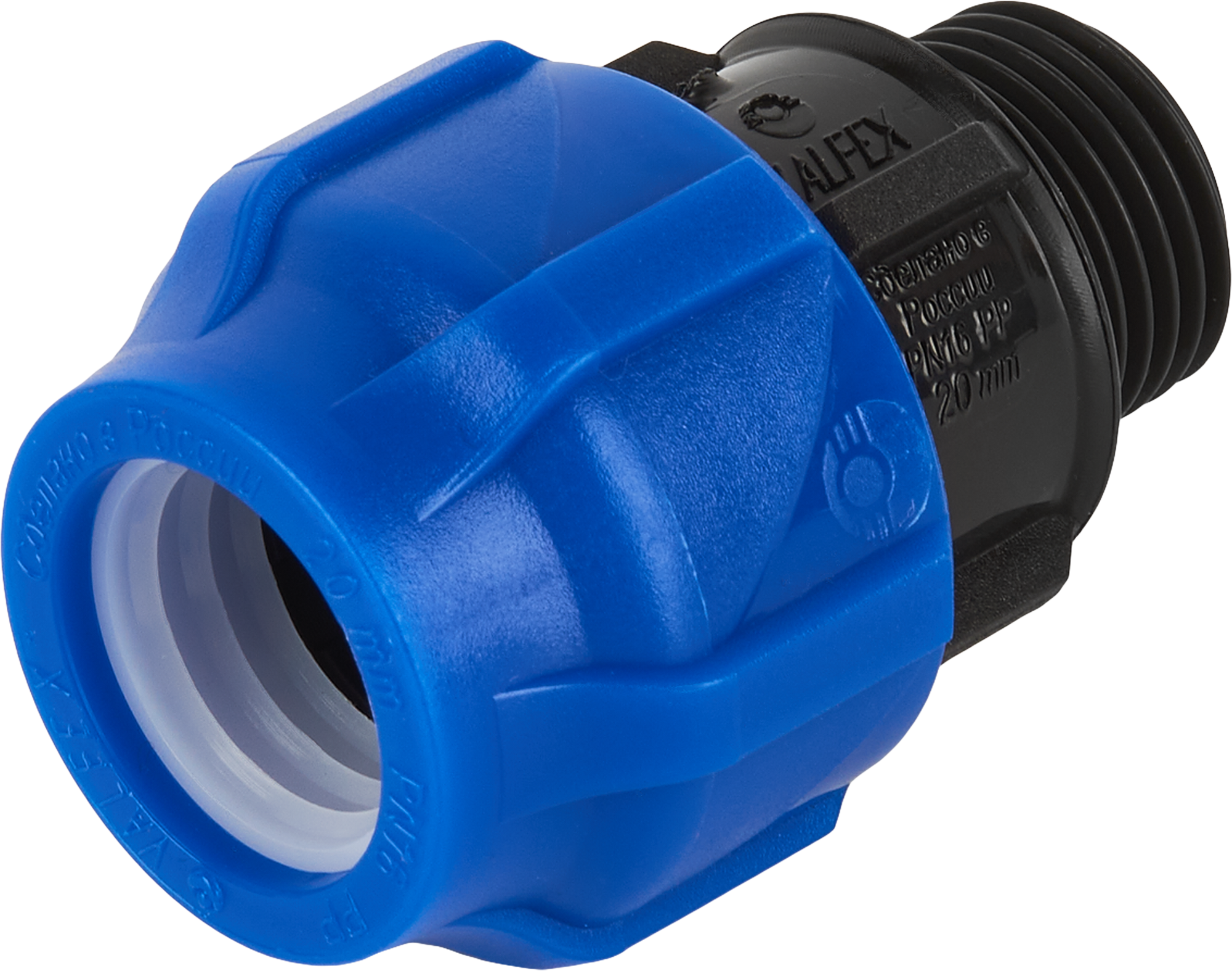 Изображение товара Муфта комбинированная Valfex 1/2"x20 мм НР полипропилен 121001122020