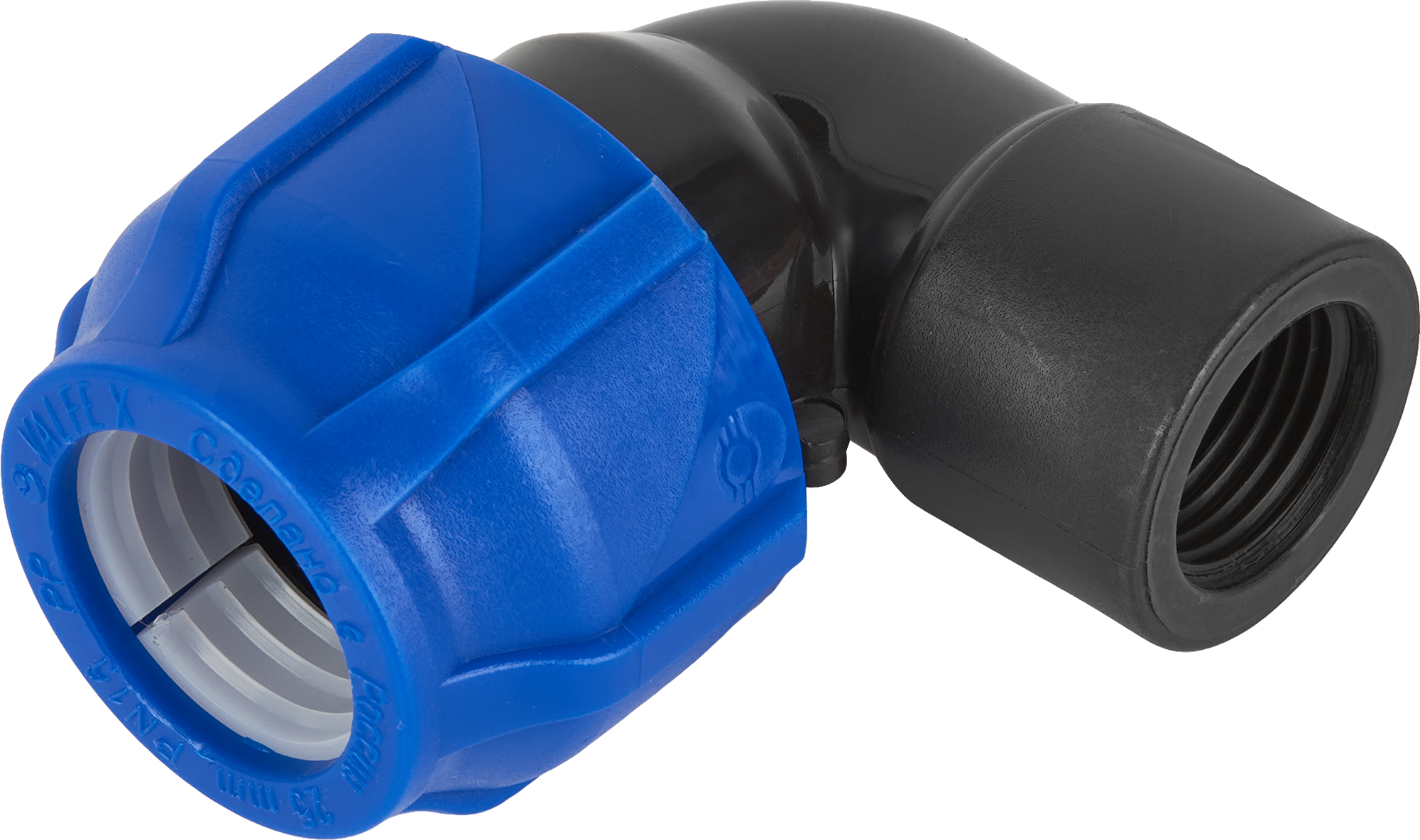 Изображение товара Отвод 90° Valfex 1/2"x25 мм ВР полипропилен