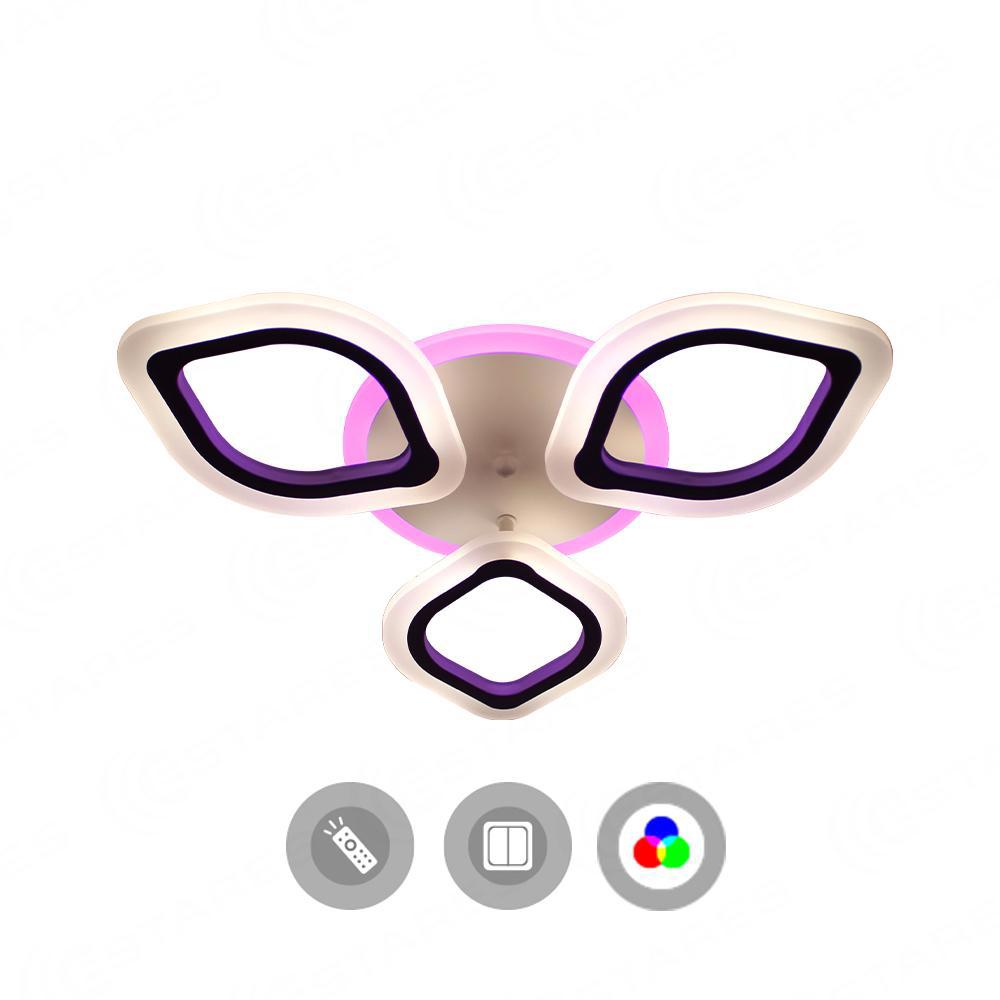 Изображение товара Люстра потолочная светодиодная Estares AZALIA RGB 15 м² белая modern