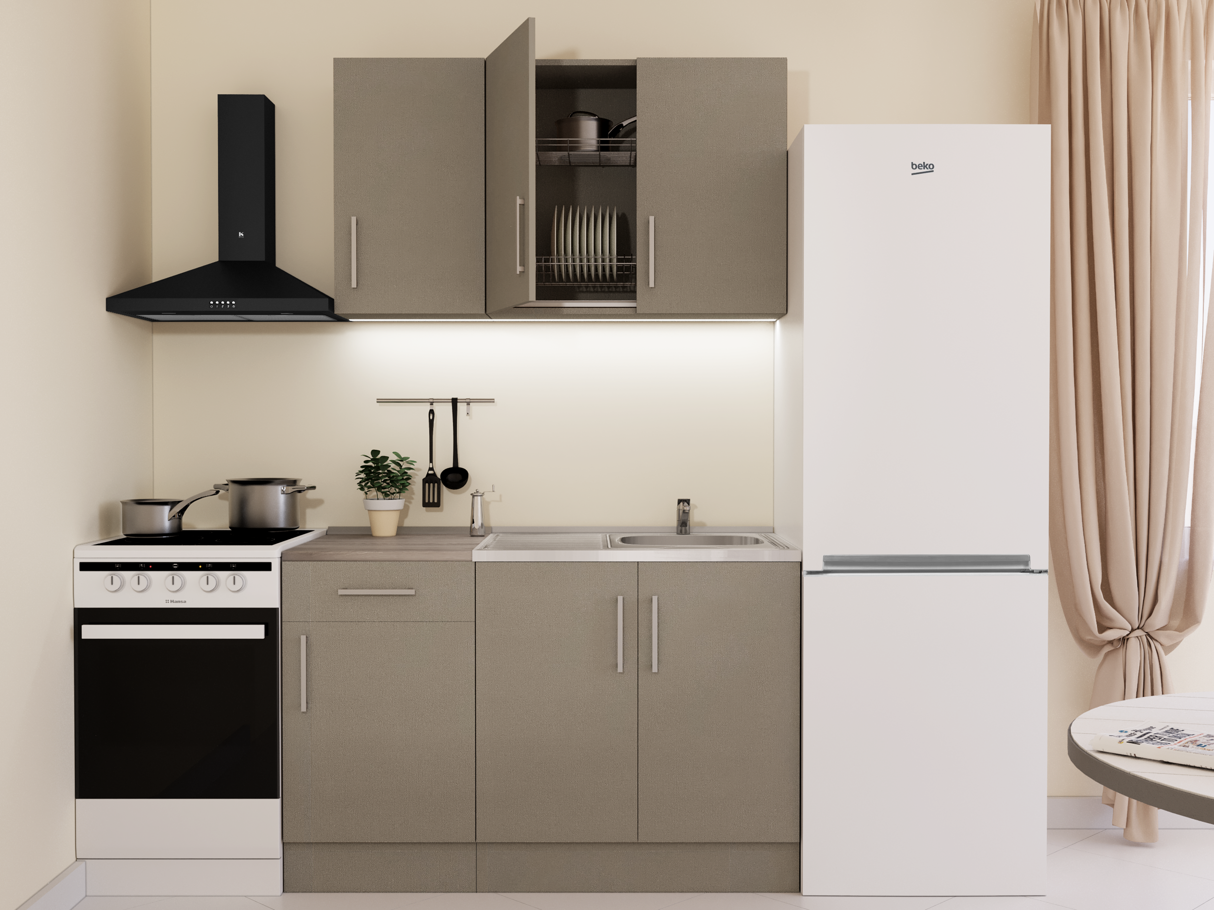 Изображение товара Электрическая плита Hansa FCCW53003 50x85 см с духовкой и стеклокерамикой