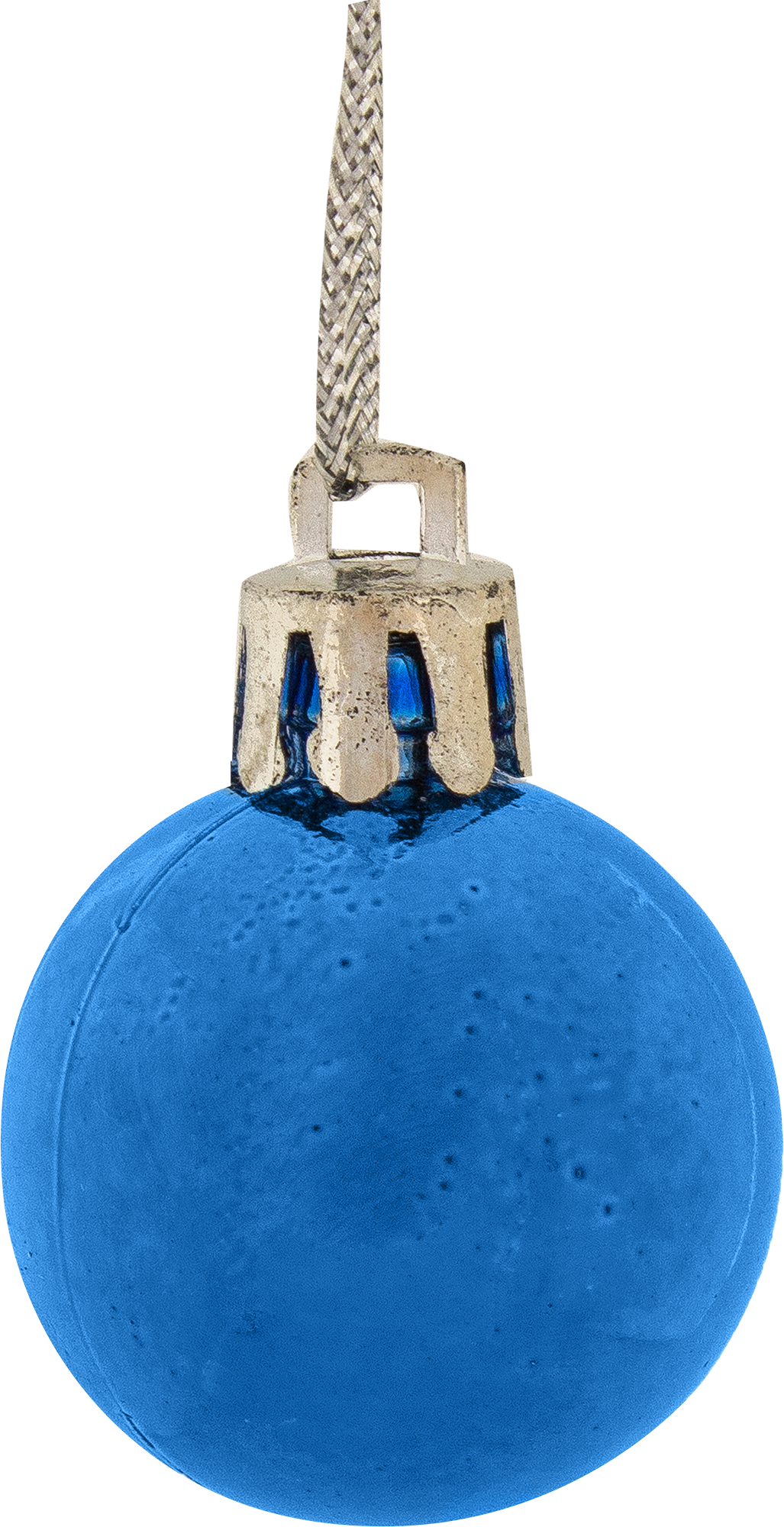 Изображение товара Набор ёлочных шаров 46 шт. серебро и голубой 3-8 см для новогоднего интерьера