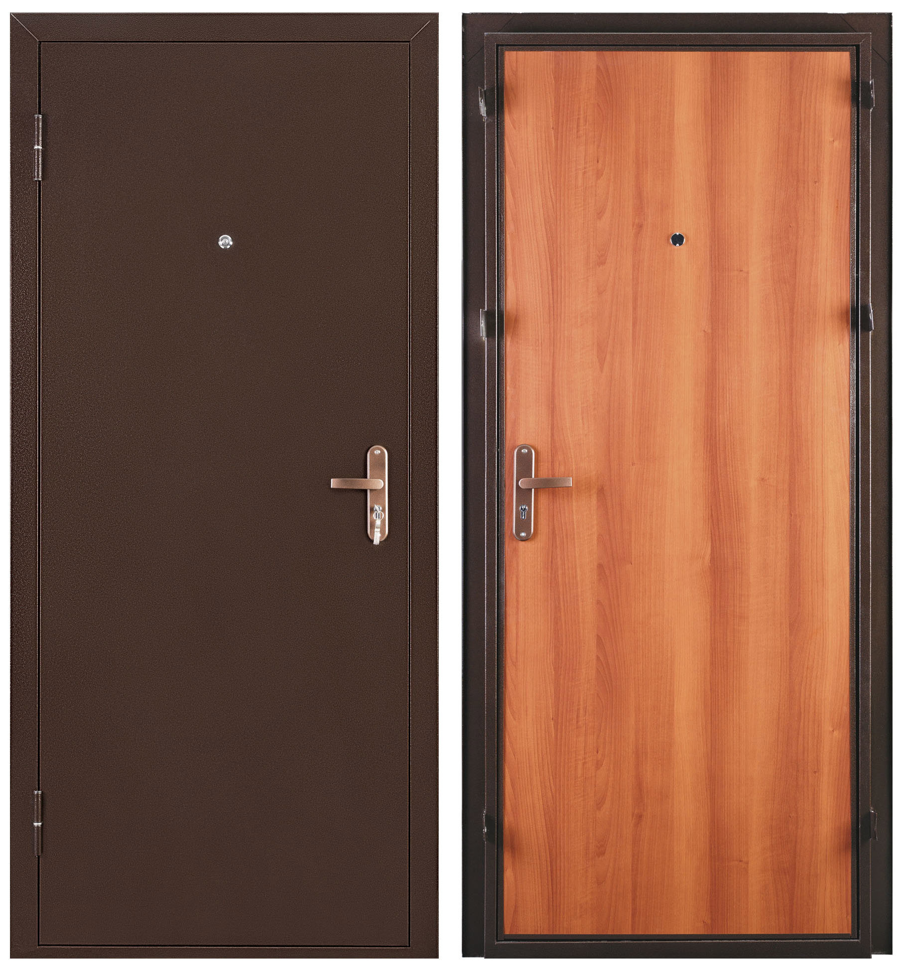 Изображение товара Дверь входная металлическая Спец Pro 206x96 см. левая итальянский орех