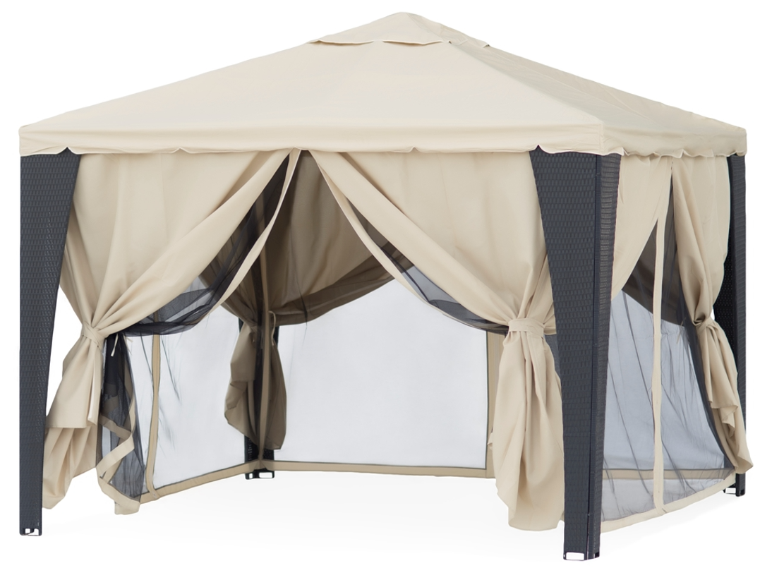 Изображение товара Садовый тент Green Glade 3x3м с москитной сеткой и металлическим каркасом