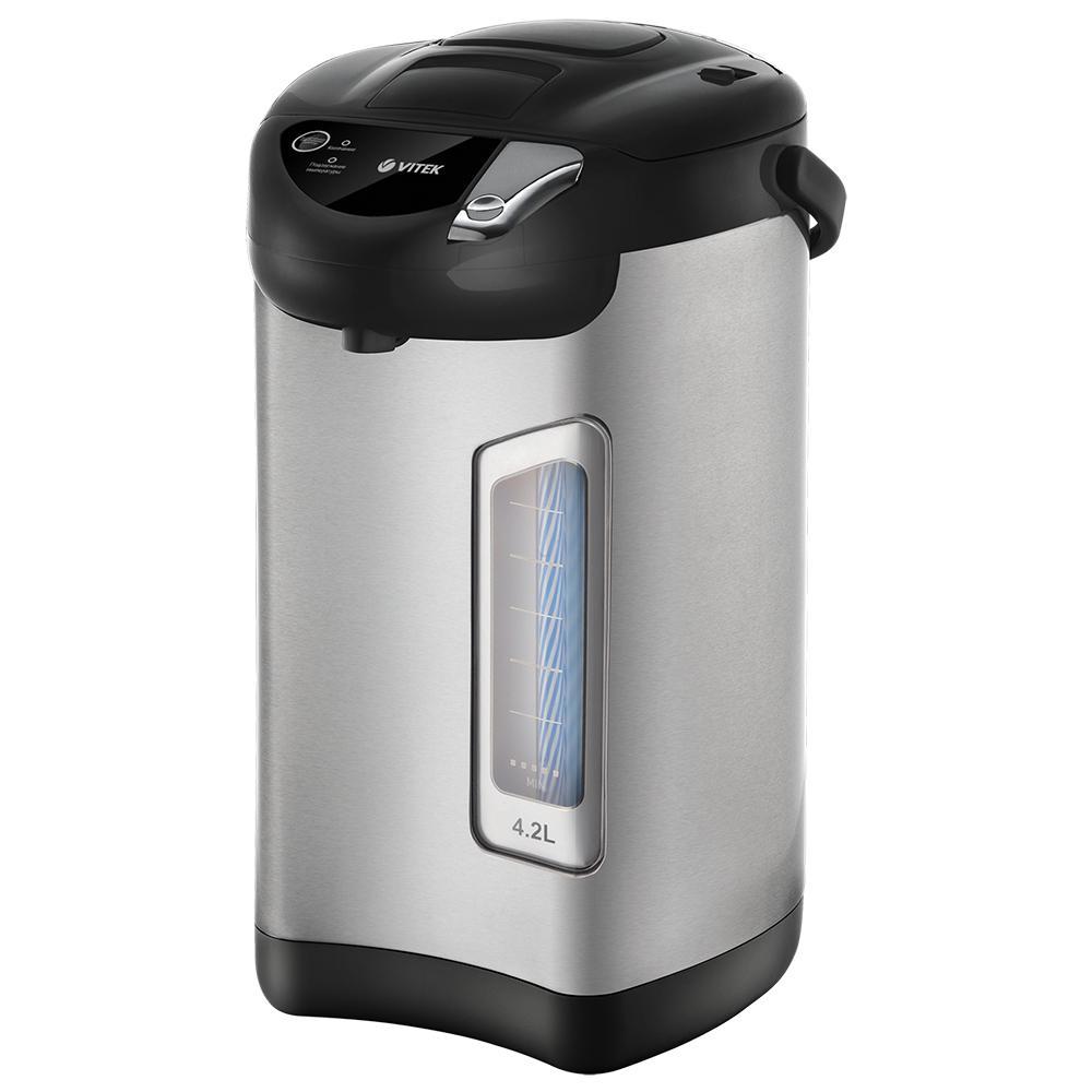 Изображение товара Термопот Vitek 1195-VT-01 4.2 л нержавеющая сталь с поддержанием температуры