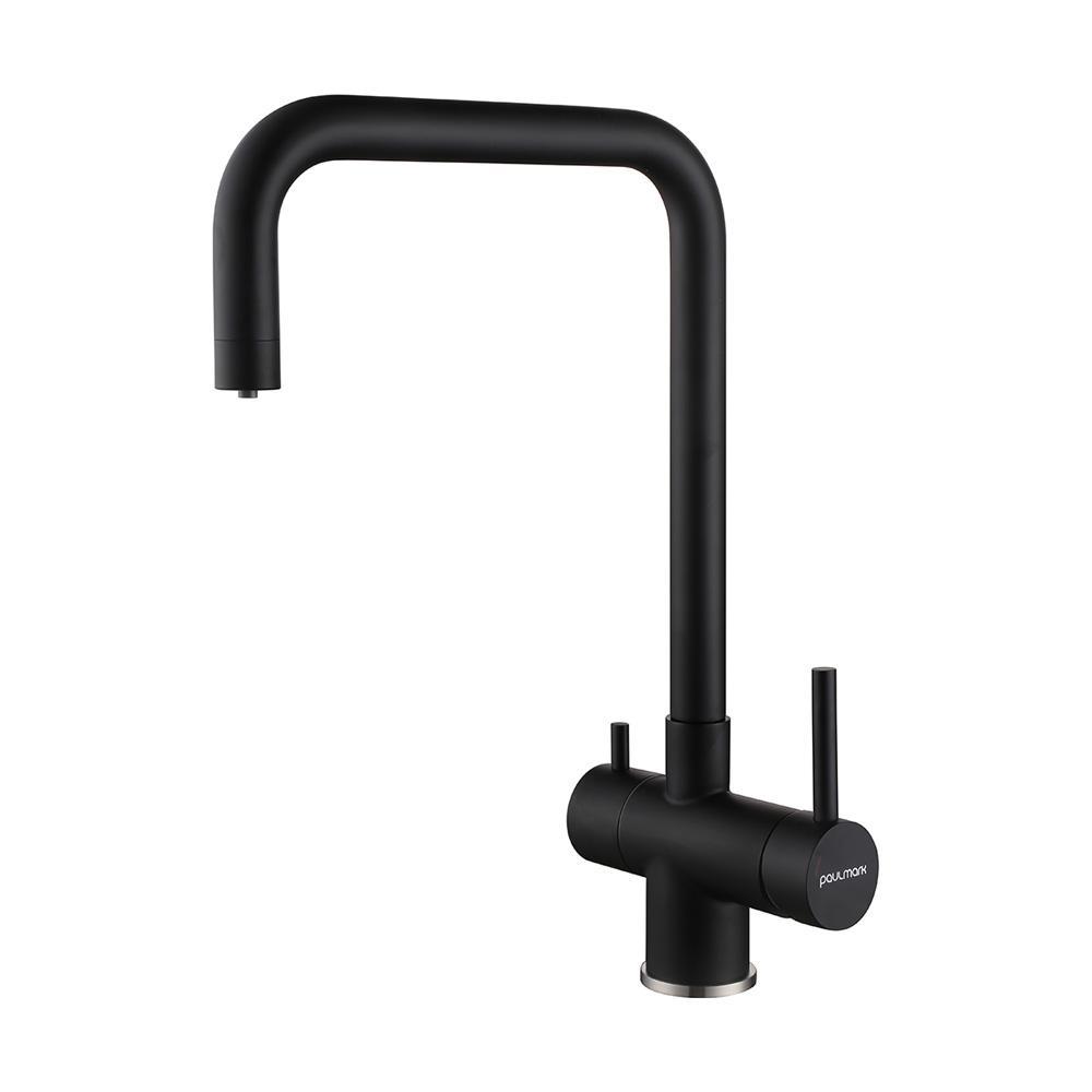 Изображение товара Однорычажный смеситель Paulmark We213030-401 38 см цвет черный