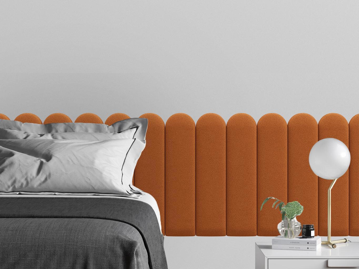 Изображение товара Мягкие панели Tartilla Velour Orange для внутренней отделки, звукоизоляции и декора Изображение товара Мягкие панели Tartilla Velour Orange для внутренней отделки, звукоизоляции и декора