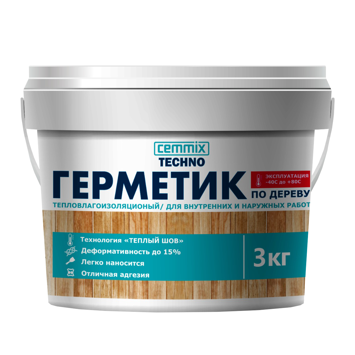 Изображение товара Герметик акриловый Cemmix для тёплого шва, утепление и заделка швов Изображение товара Герметик акриловый Cemmix для тёплого шва, утепление и заделка швов