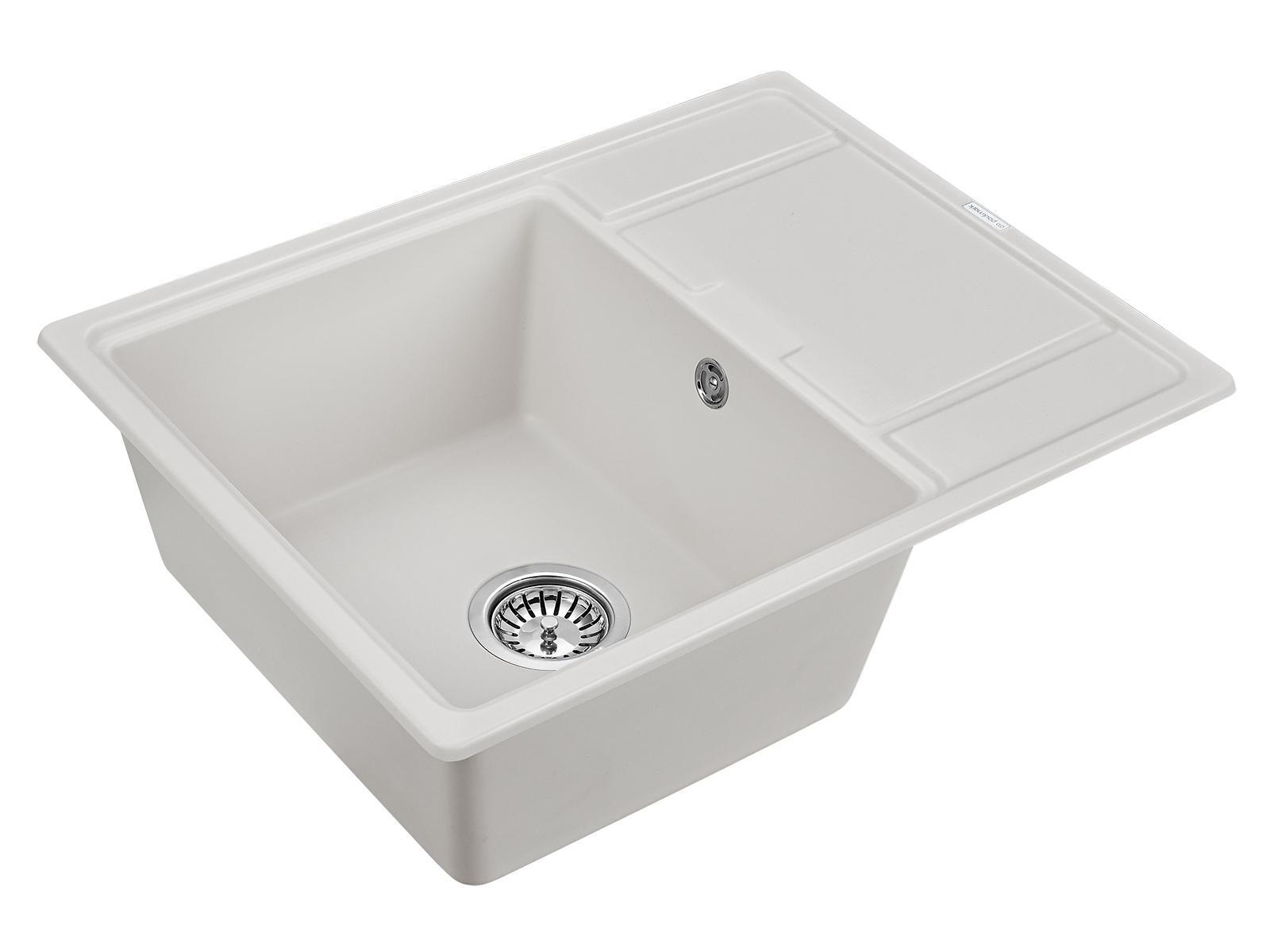 Изображение товара Мойка Paulmark Weimar PM216550-WH кварц матовая белая