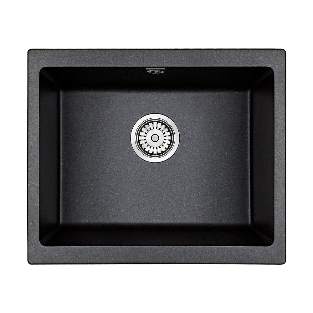 Изображение товара Кухонная мойка Paulmark PM205546-BL Gera 55x46x20 см кварц цвет черный Изображение товара Кухонная мойка Paulmark PM205546-BL Gera 55x46x20 см кварц цвет черный