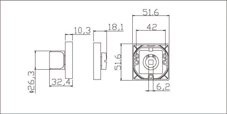 Накладка фиксатор Edson EDS-WC-Q1 цвет графит - 3