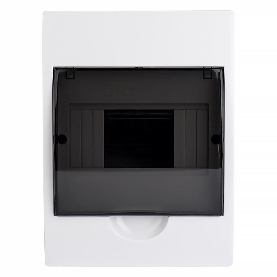 Изображение товара Щит распределительный навесной встраиваемый EKF ЩРН-П 1x6 модулей IP40 пластик цвет белый