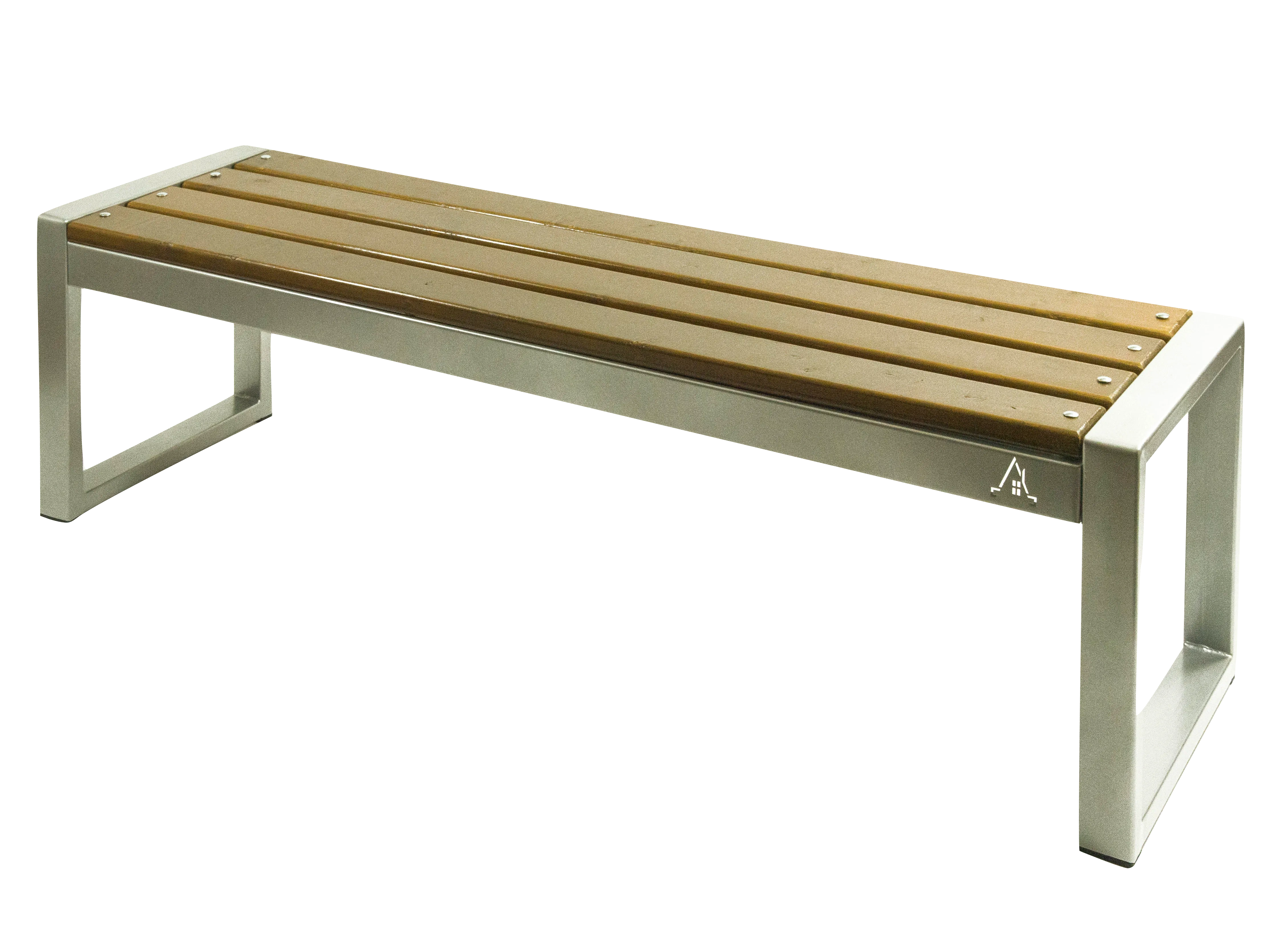 Изображение товара Лавка садовая Бульвар ЛБ-1-12 162x40x43 см из массива сосны коричневая