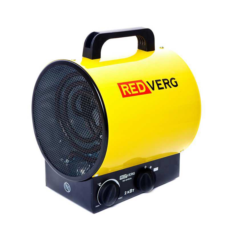 Изображение товара Электрическая тепловая пушка RedVerg RD-EHR2A 2000 Вт с тремя режимами нагрева