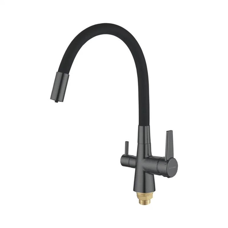 Изображение товара Однорычажный смеситель Shevanik S668Y 33.5 см цвет серый