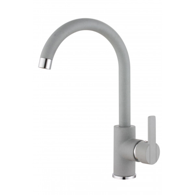 Изображение товара Смеситель ALVEUS Genesis Tonia однорычажный 21.8 см, латунь, серый