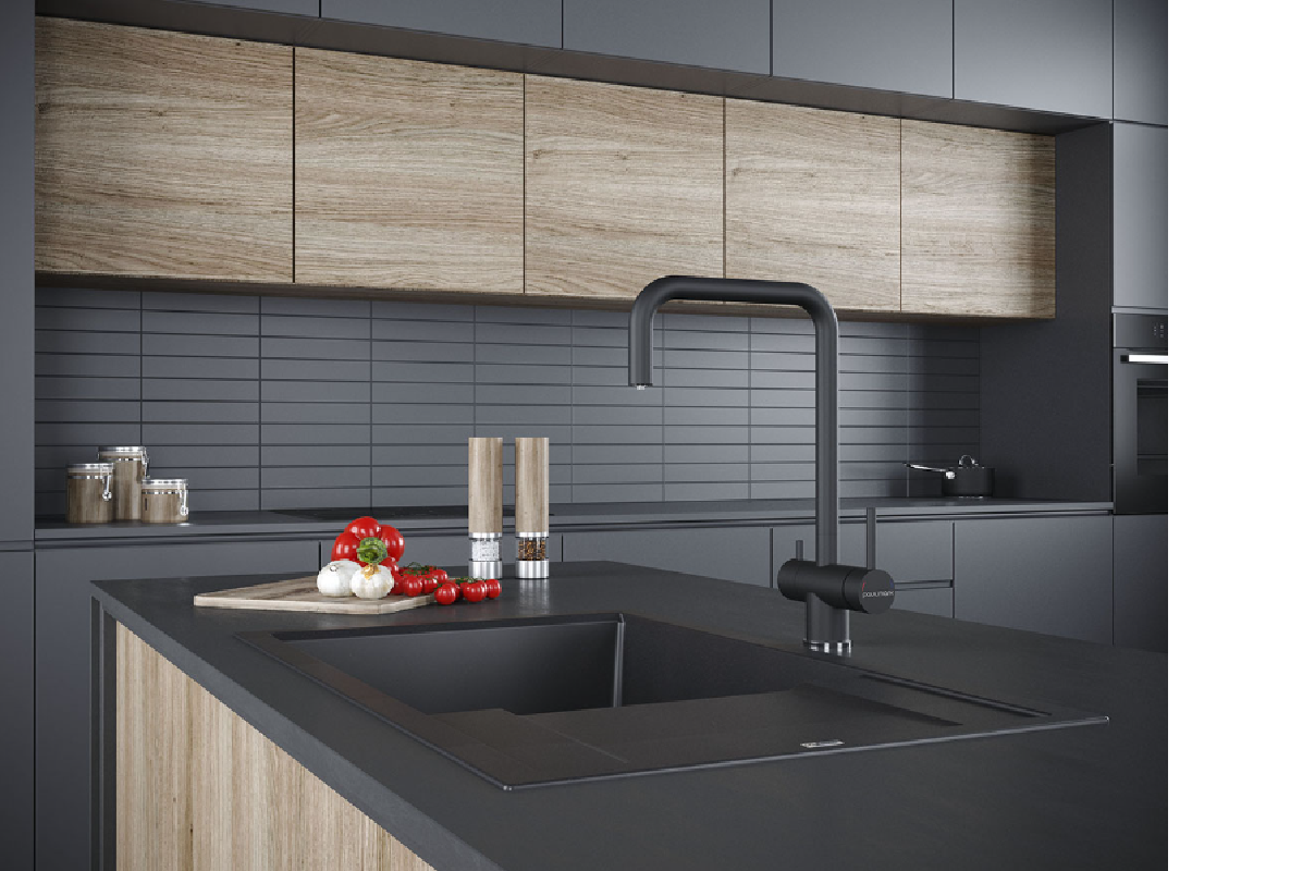 Изображение товара Однорычажный смеситель Paulmark We213030-gm излив 38 см цвет серый