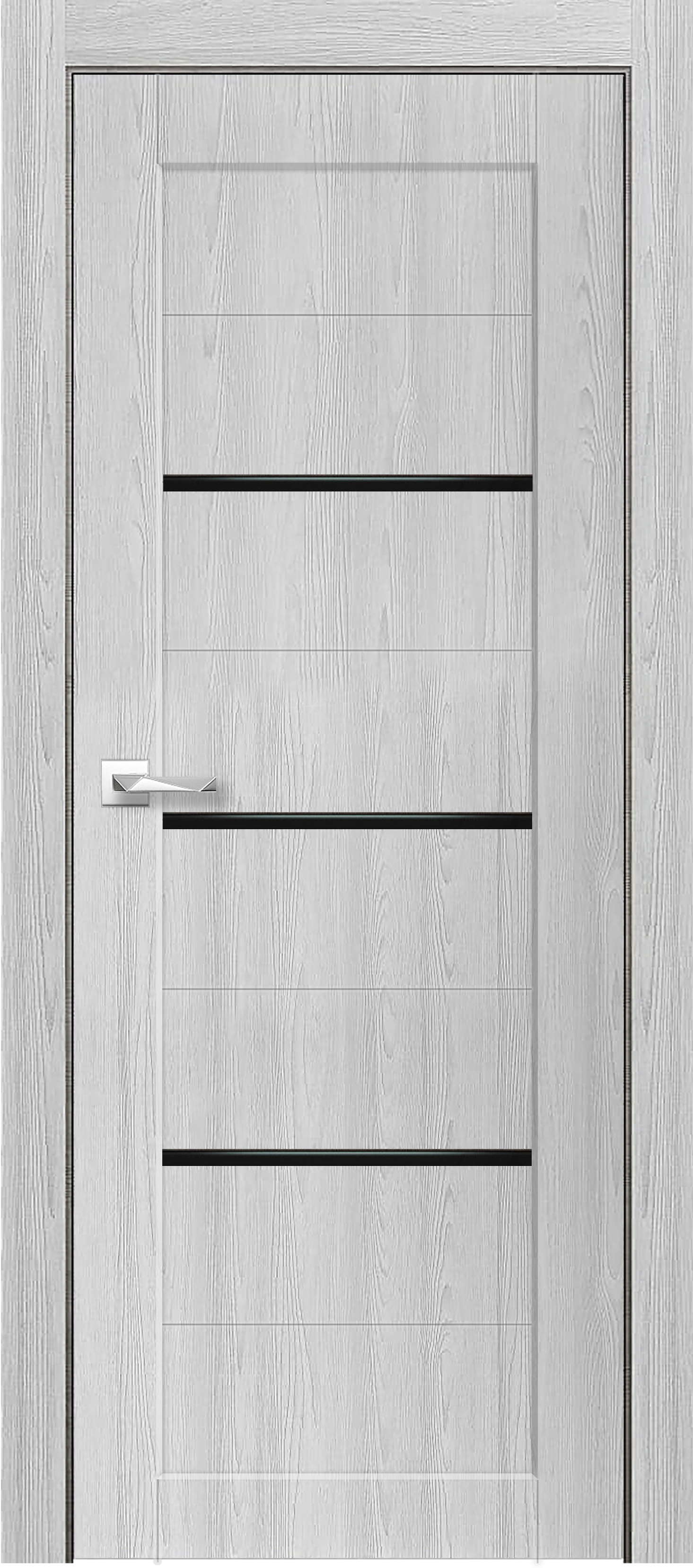 Изображение товара Дверь межкомнатная глухая Тревизо 2 80x200 см финиш бумага цвет ясень дали серый без замка, без петель