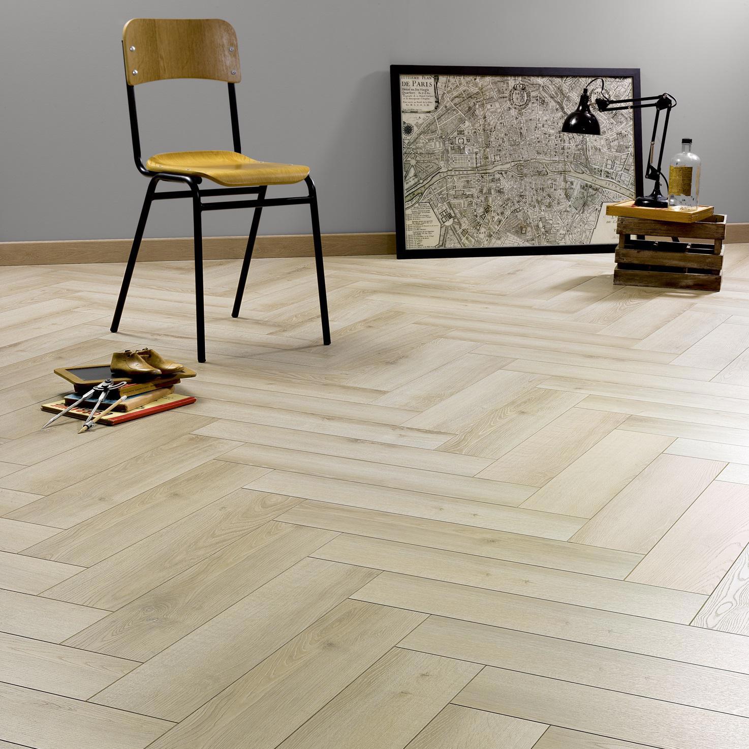 Изображение товара Ламинат Alsafloor Herringbone Z Lock Jefferson 33 класс толщина 12 мм с фаской 1.19 м² левая