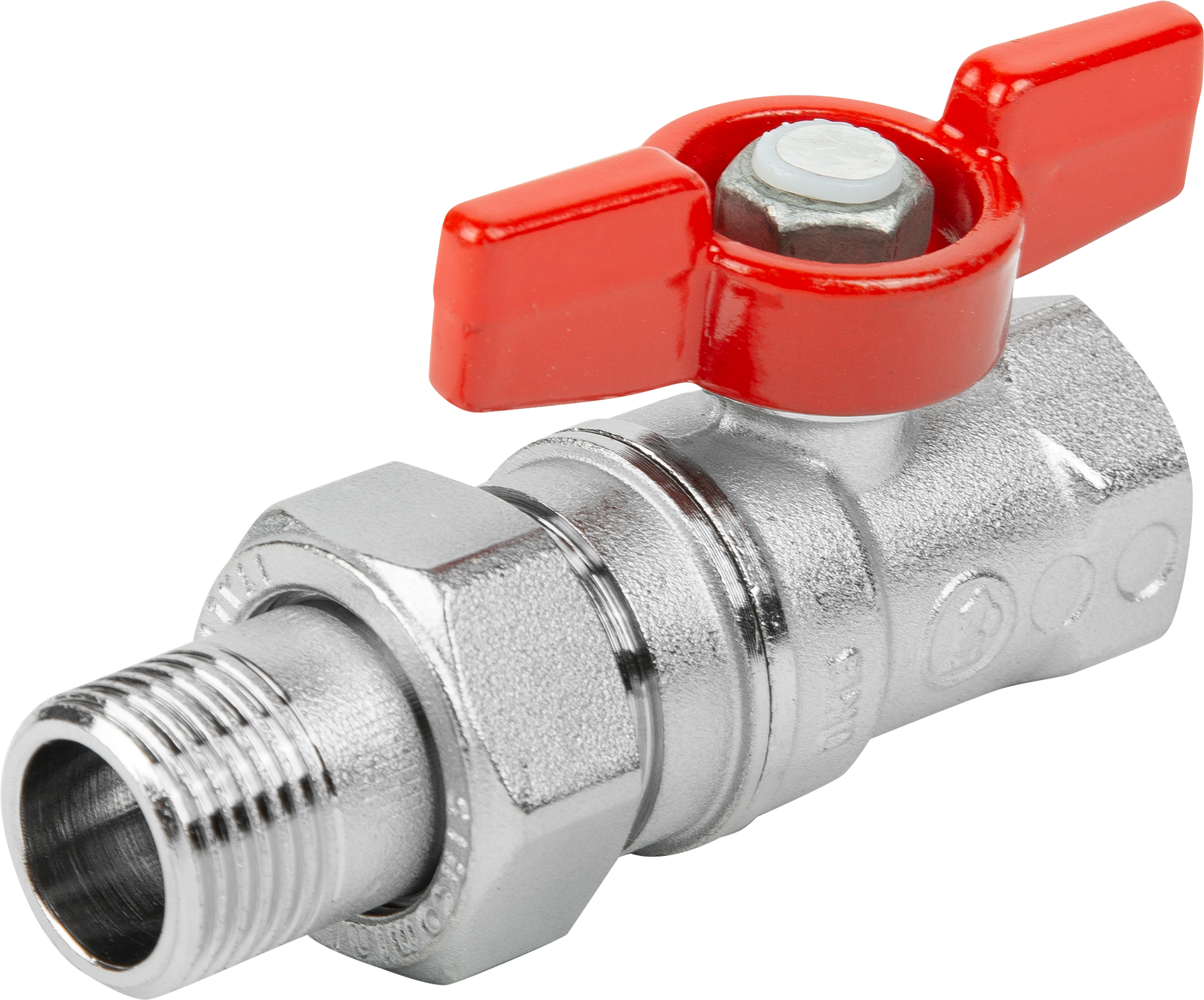 Изображение товара Кран шаровой Giacomini 007-0916 DN15 PN42 с ручкой бабочка
