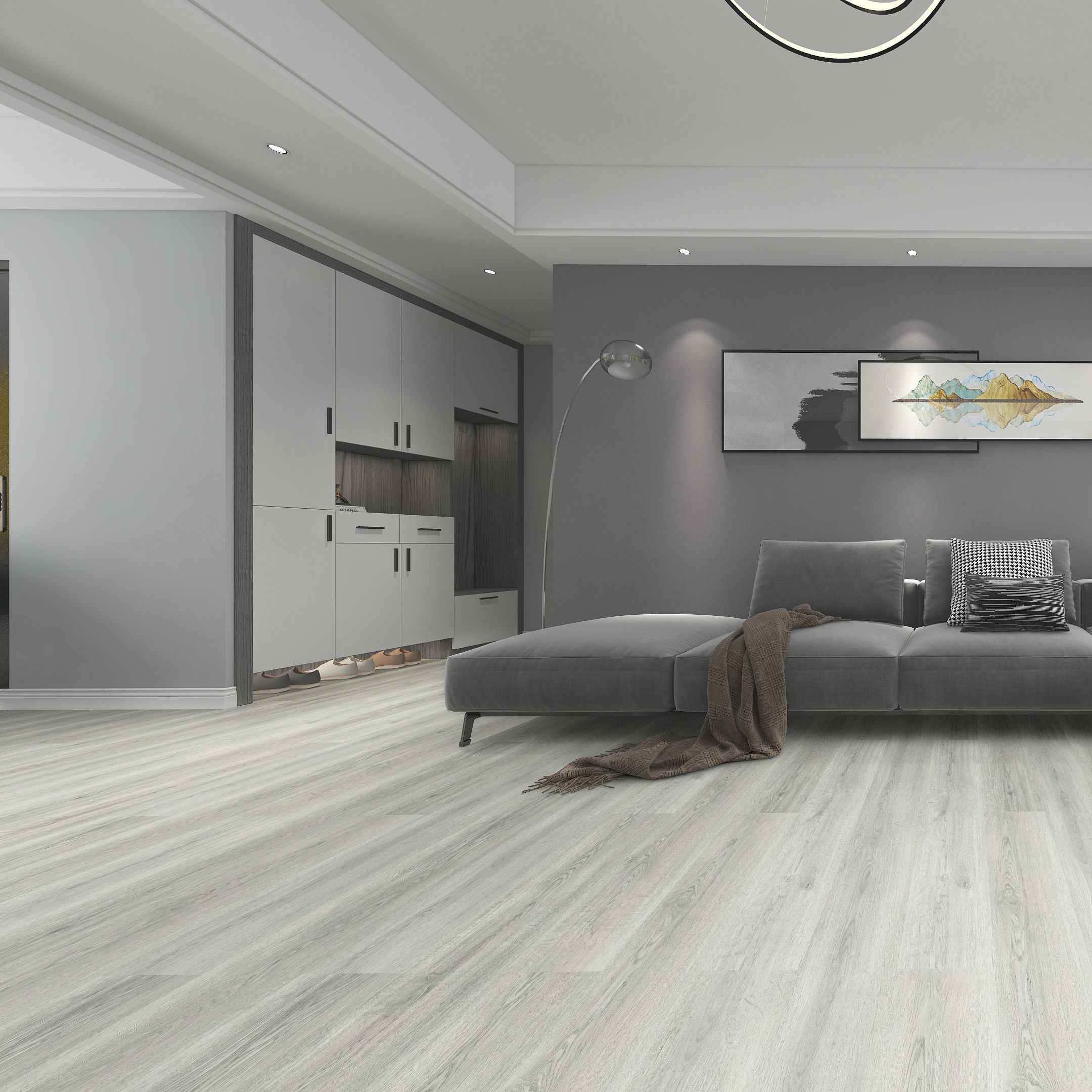 Изображение товара SPC плитка «Grigio Platina» 43 класс толщина 4 мм 3.0699 м²