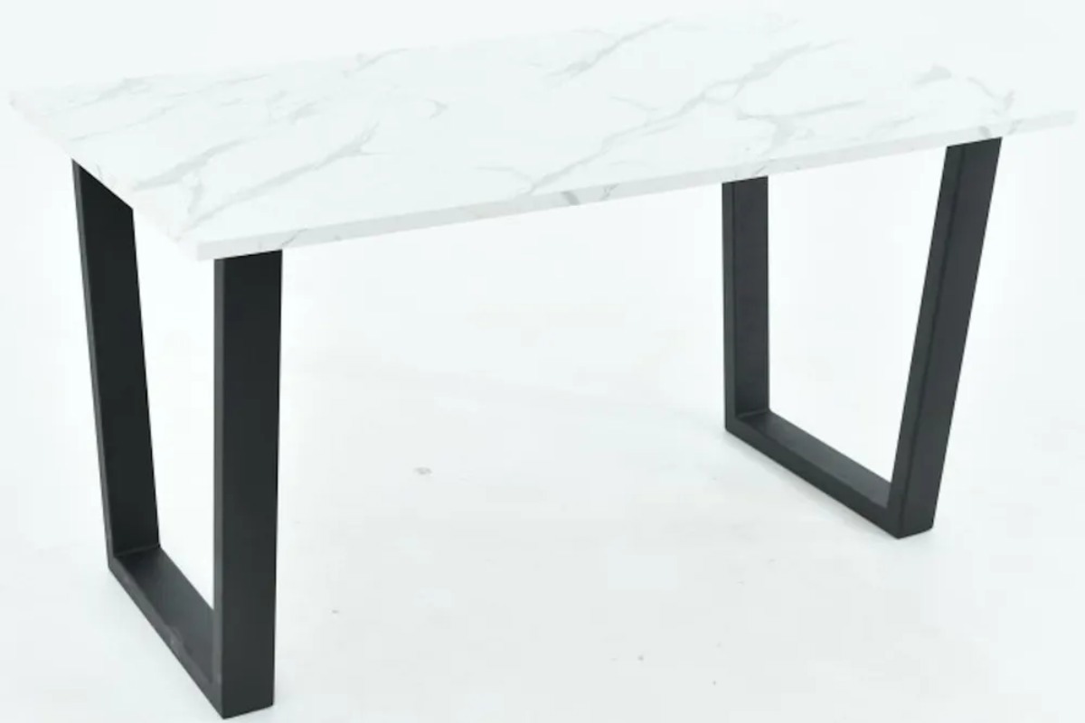 Изображение товара Стол Aurora Родос прямоугольник 140x75 см металл цвет черный, белый