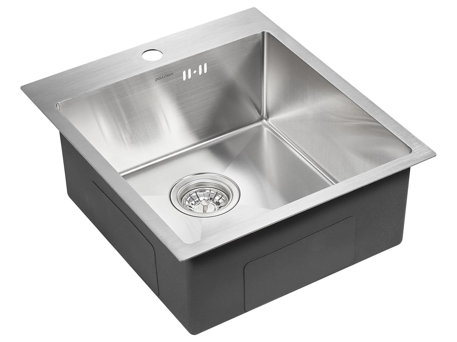 Изображение товара Врезная мойка Paulmark Favore PM214551-BS 45x51x20 см нержавеющая сталь цвет золото Изображение товара Врезная мойка Paulmark Favore PM214551-BS 45x51x20 см нержавеющая сталь цвет золото
