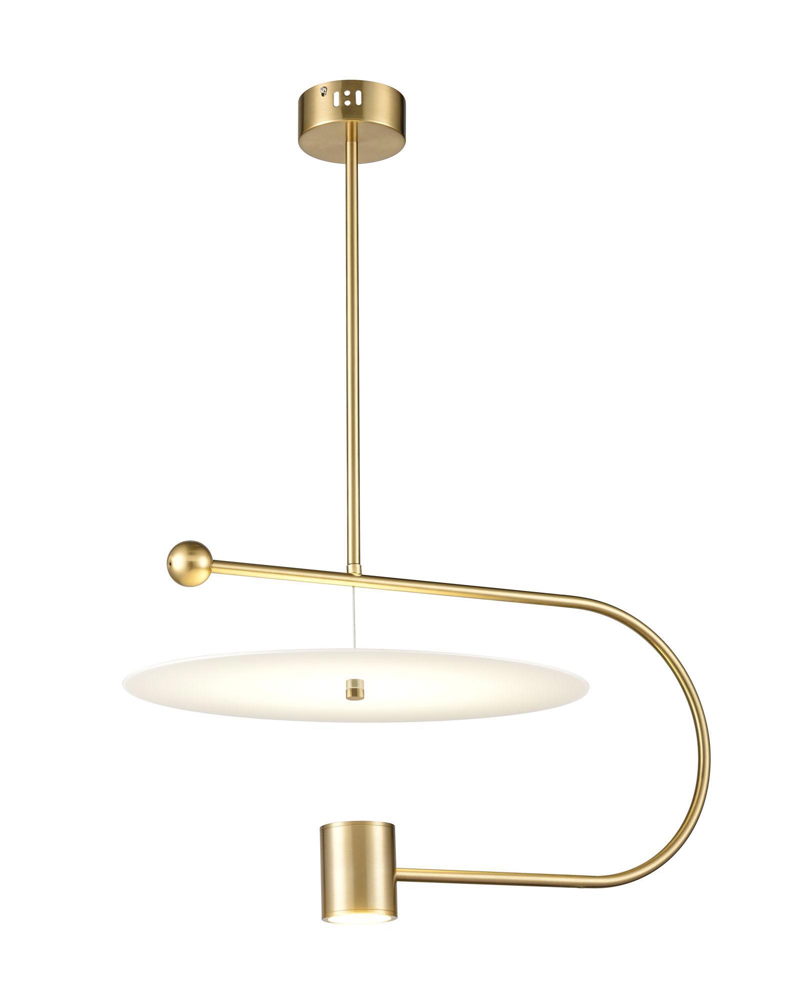 Изображение товара Люстра на штанге VELE LUCE VL7284P31 для жилых помещений 4 м² латунь дизайн