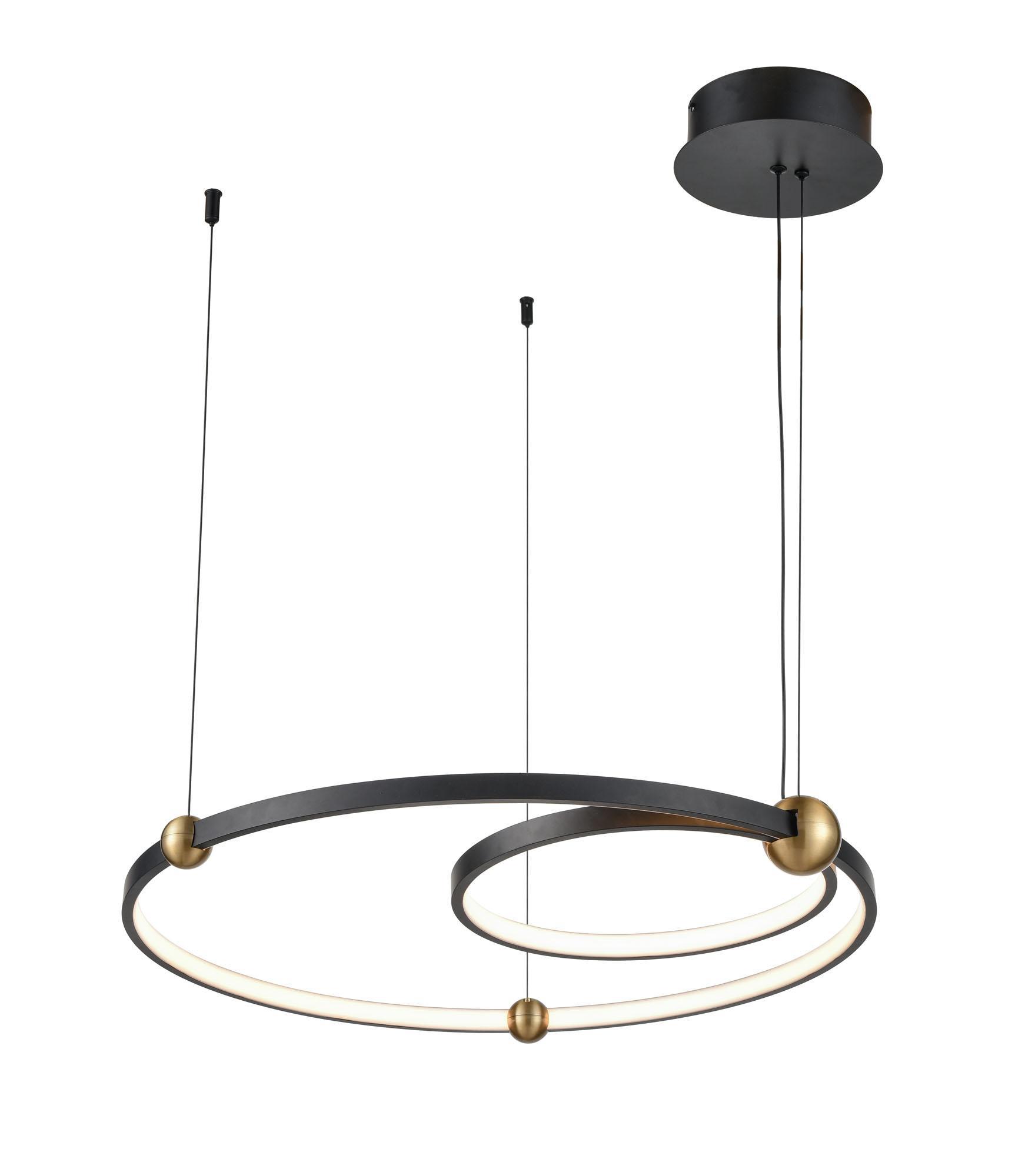 Изображение товара Люстра подвесная VELE LUCE VL7252P12 серия Atomo современная черная