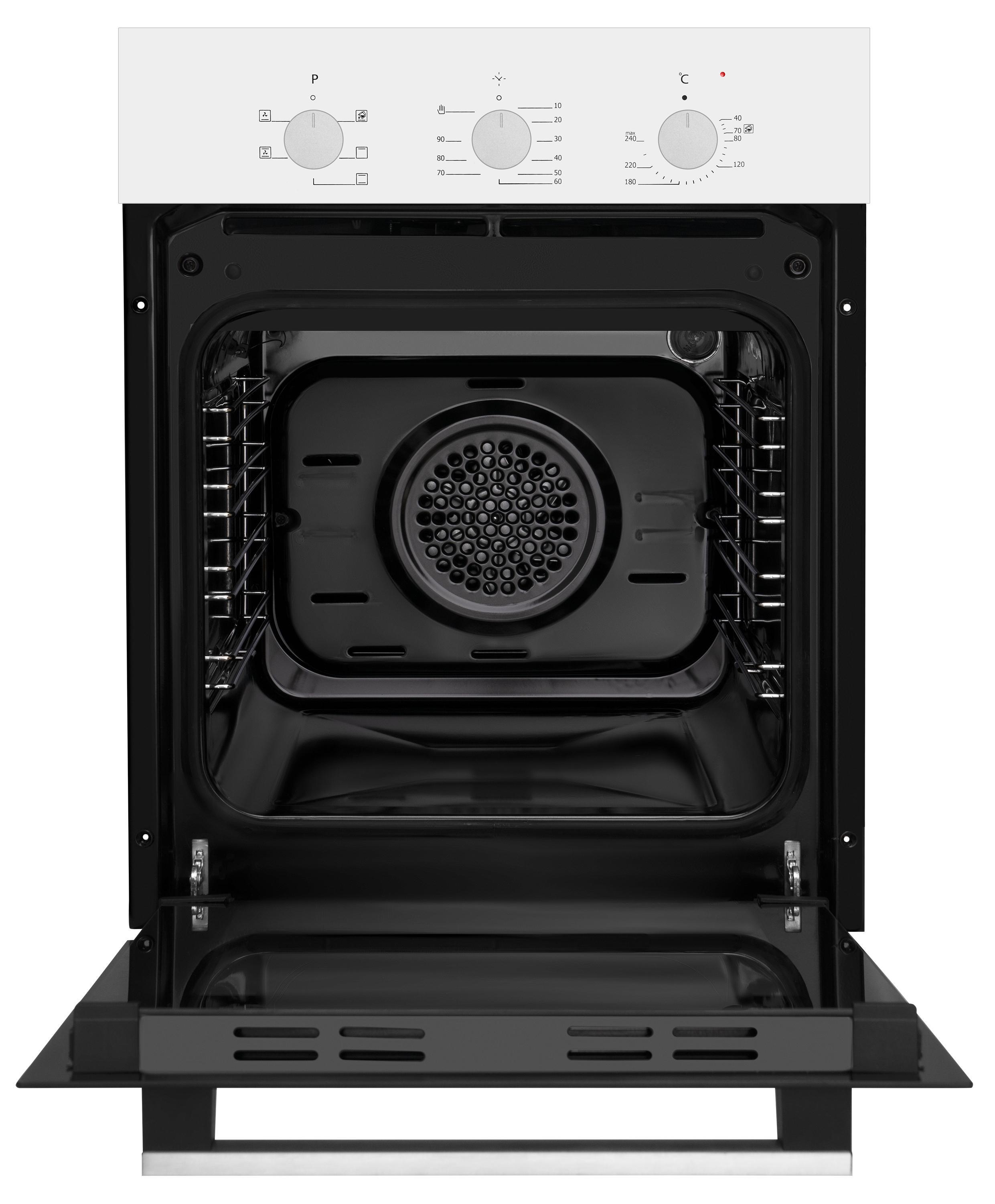 Изображение товара Электрический духовой шкаф Weissgauff Eos 456 wm 45x59.6x56.6 см цвет белый
