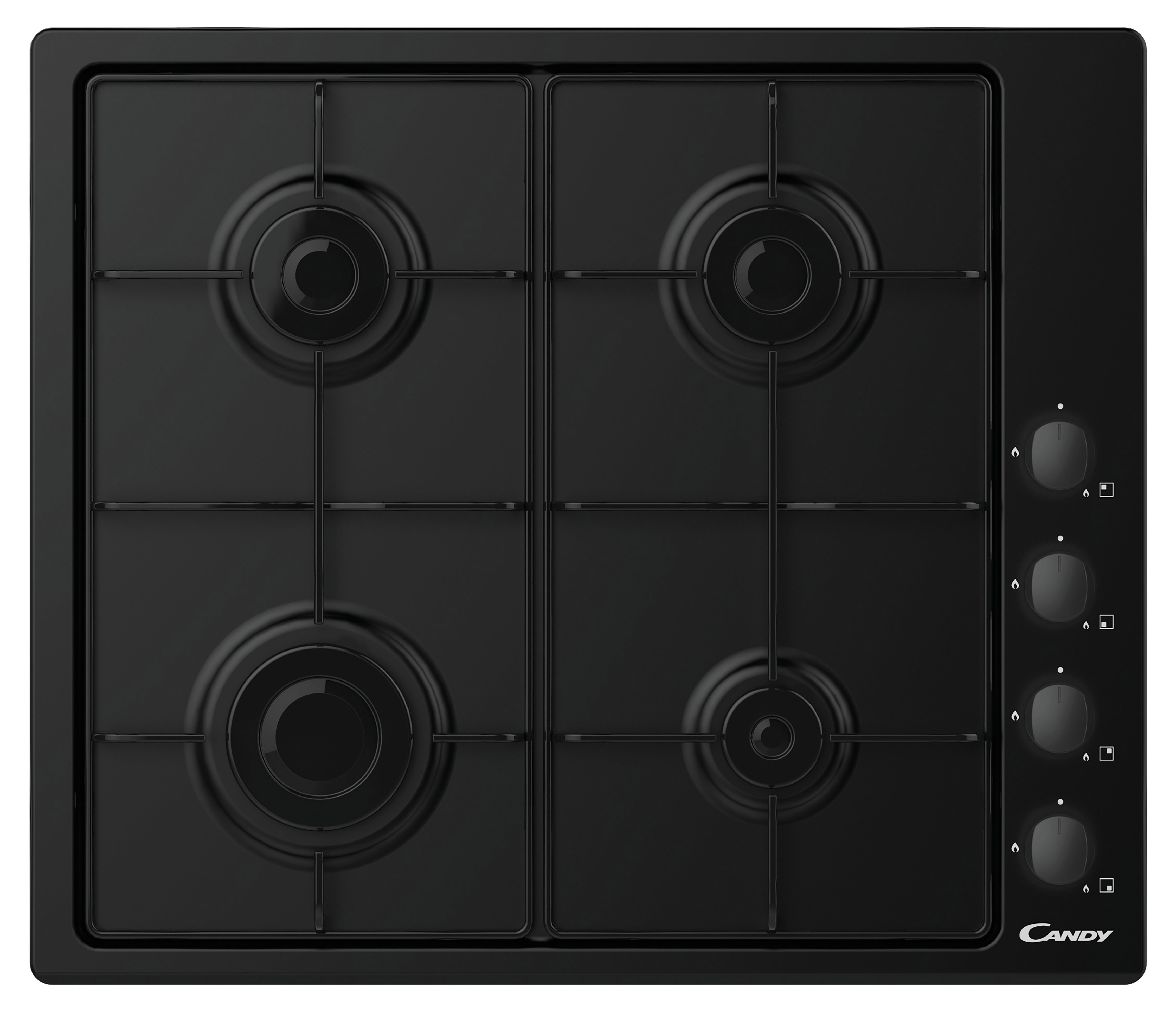 Изображение товара Газовая варочная панель Candy CHW6BLB 59.5 см 4 конфорки черный цвет