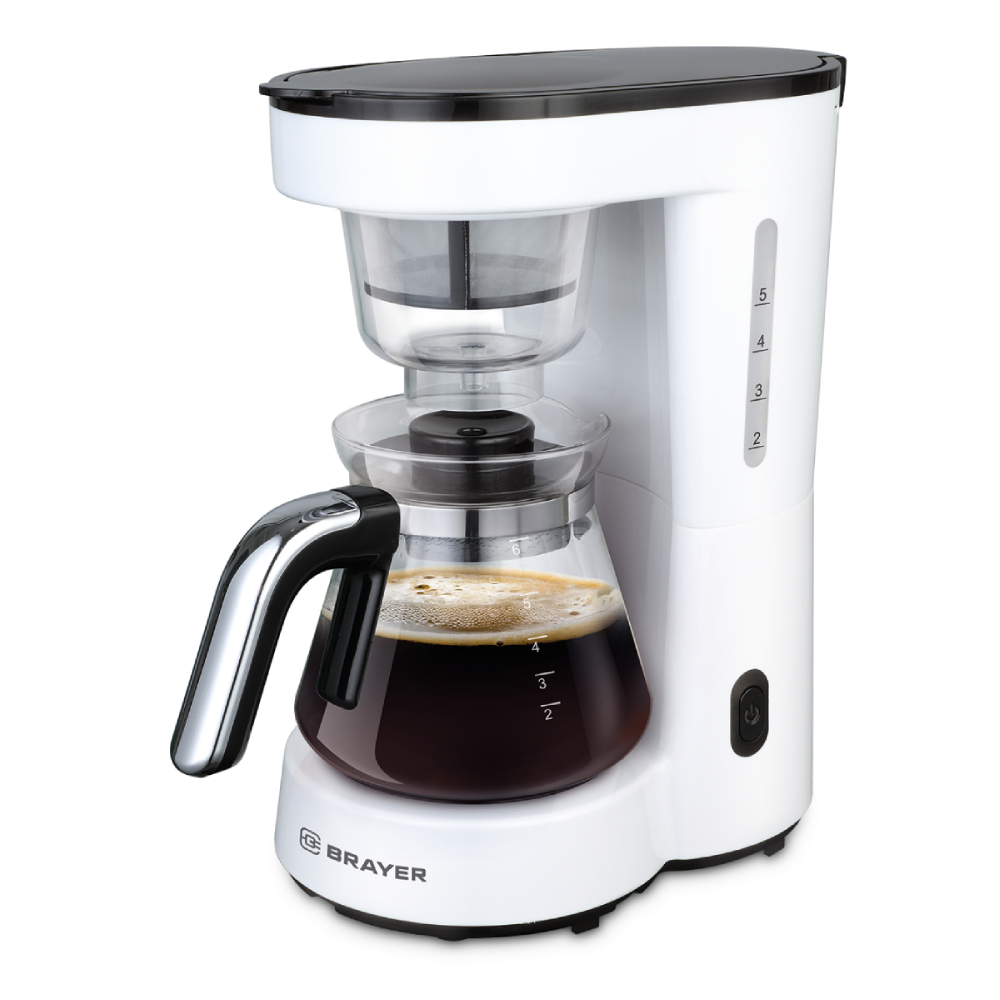 Изображение товара Кофеварка Brayer BR1123 цвет белый