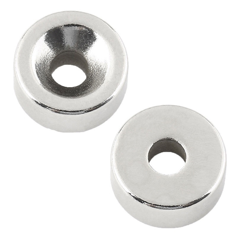 Изображение товара Неодимовый магнит Rexant 72-3603 20x5 мм с зенковкой сцепление 6.6 кг 2 шт