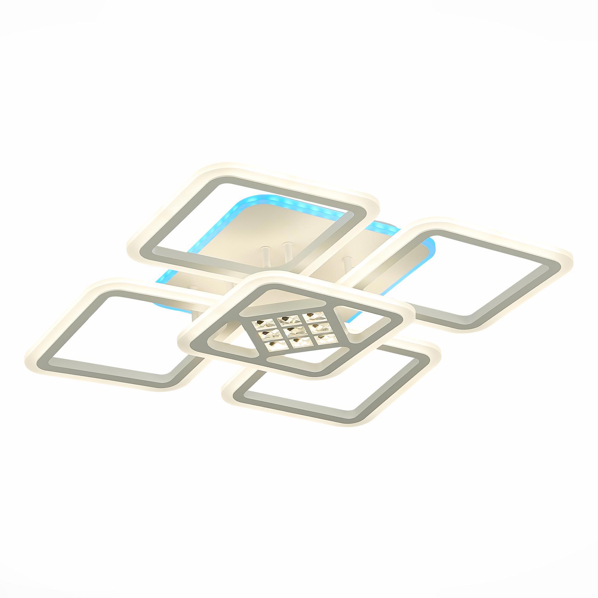 Изображение товара Люстра потолочная светодиодная ALMA LIGHT ALC00181WH-RGB-LED.5x160W 26 м² изменение цвета RGB цвет белый