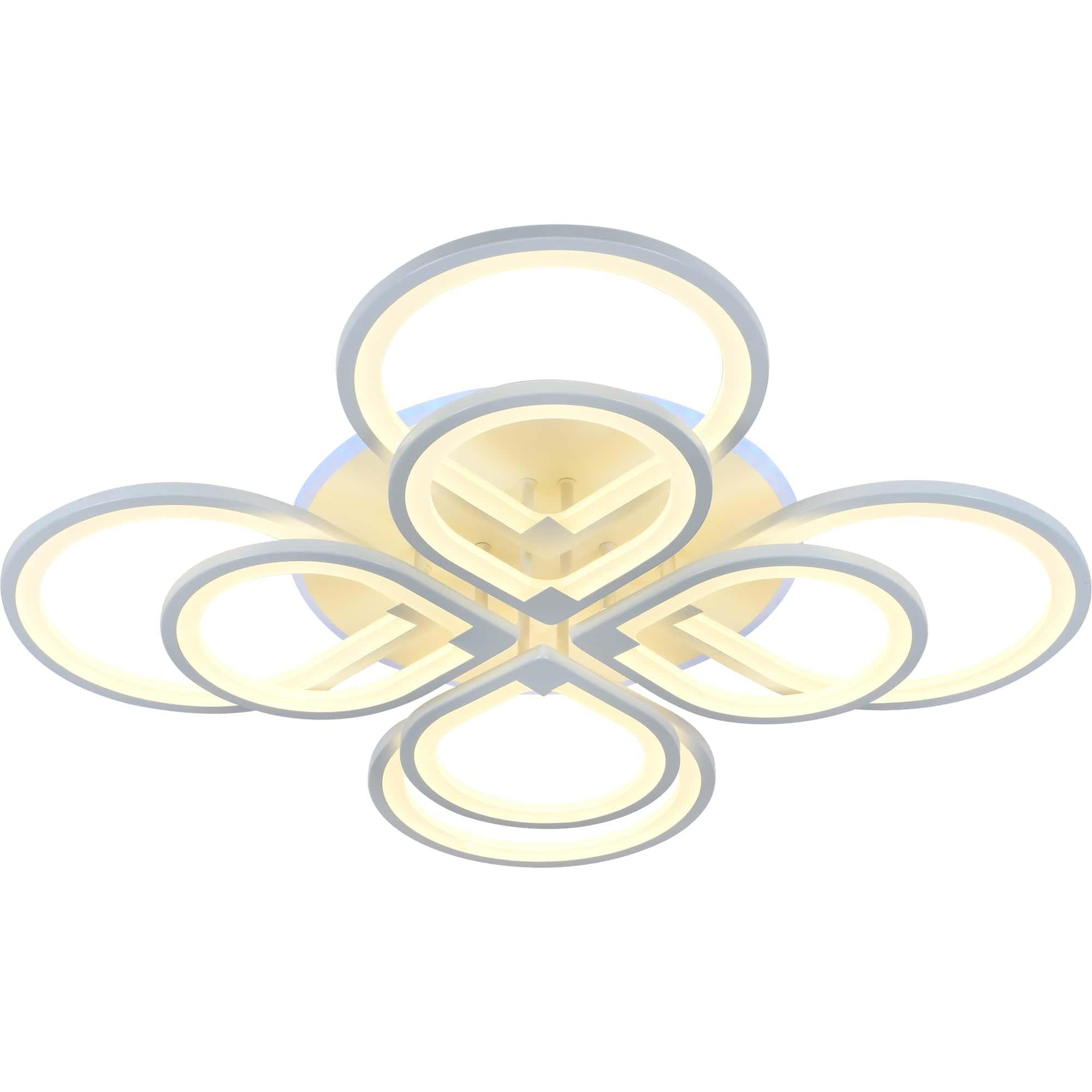 Изображение товара Люстра потолочная светодиодная ALMA LIGHT ALC00186WH-RGB-LED.8x240W 36 м² изменение цвета RGB цвет белый